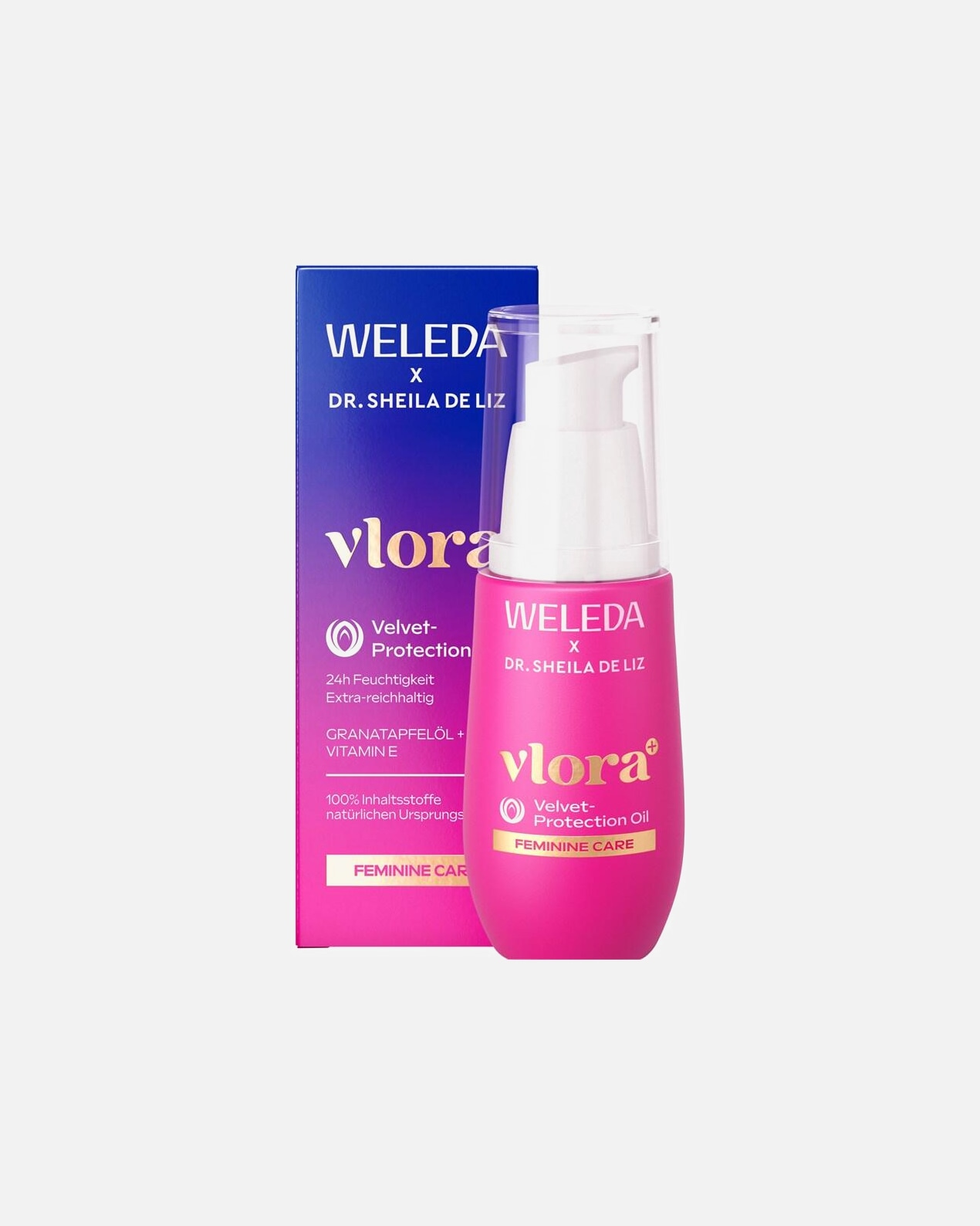 Intimpflege für Unisex Weleda Vlora+ Velvet Protection Oil 24h Feuchtigkeit 30 ml