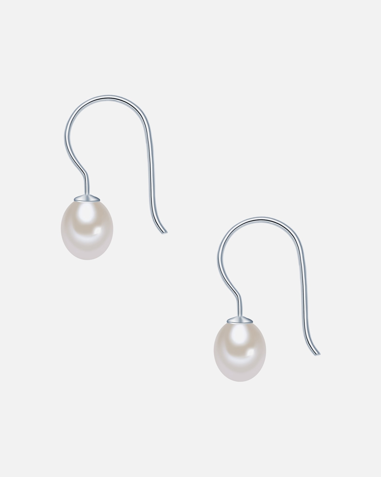 Boucle d'oreilles for FemmeValero PearlsBoucles d'oreille en perle Argent sterling Perle de culture d'eau douce en Argent24,0 mm