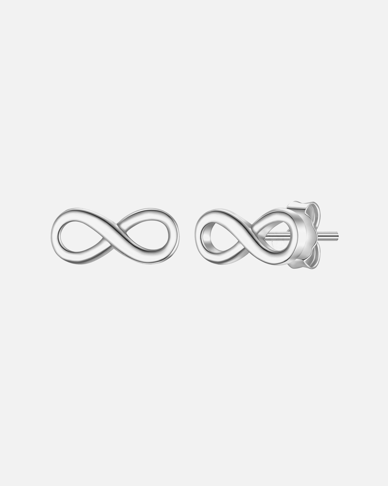 Boucle d'oreilles for FemmeBoucles d'oreilles Infinity en argent sterling en argent3,6 mm