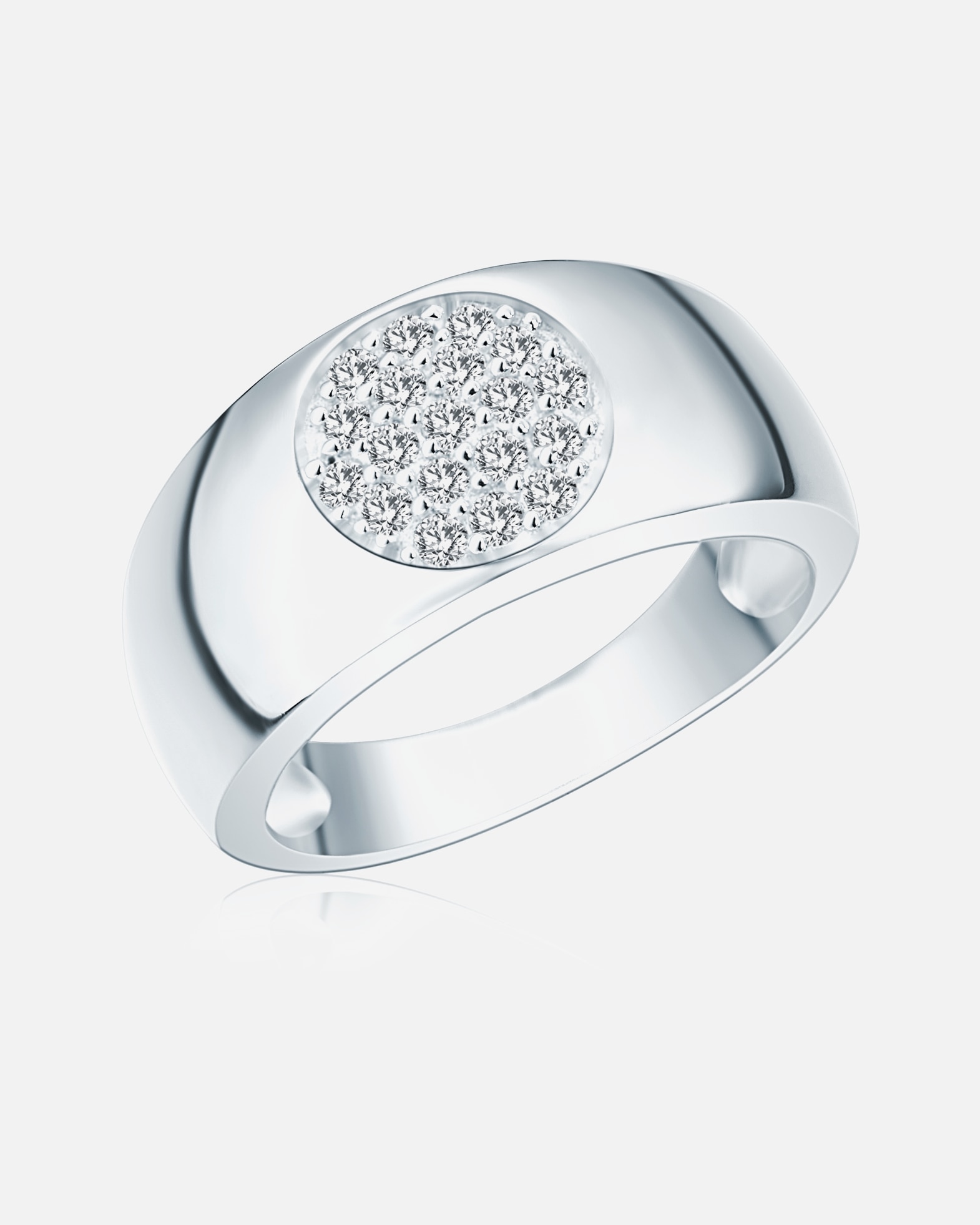 Bague for FemmeRafaela DonataBague en argent Argent sterling Oxyde de zirconium (CZ) en Argent54