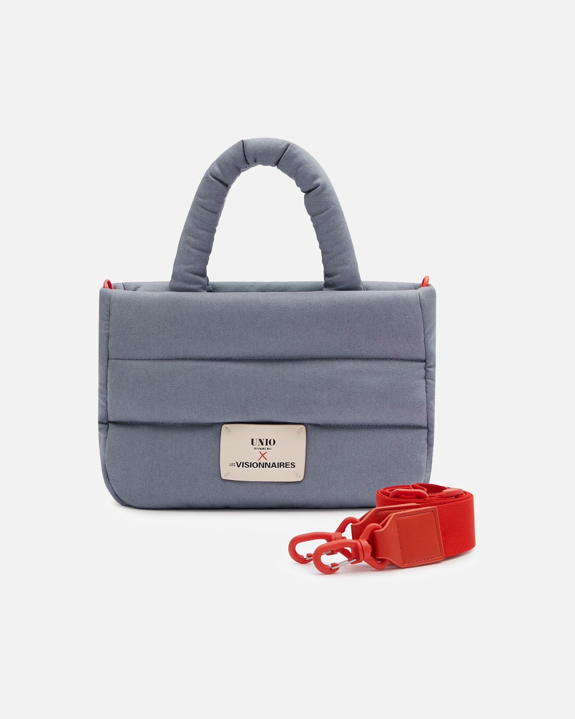 Umhängetasche für Weiblich LES VISIONNAIRES Default Brand Line Unio Cortina S Henkeltasche denim