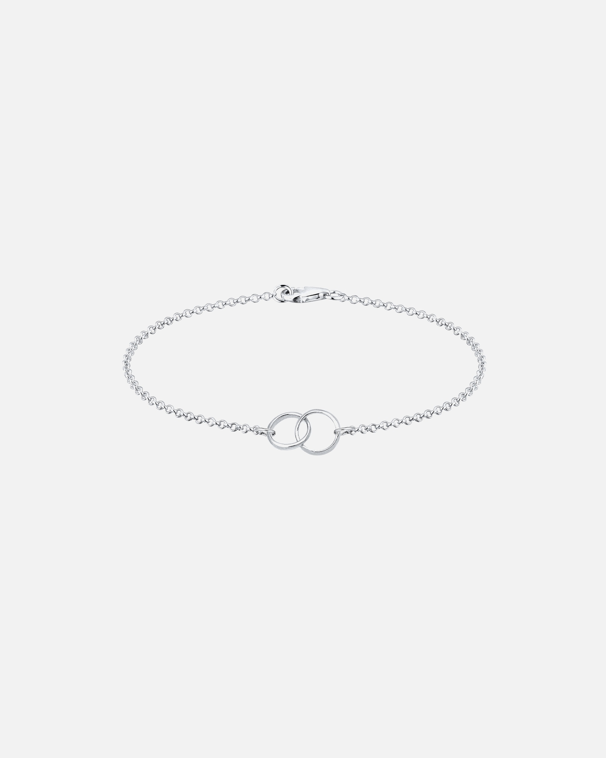 Armband für Weiblich Elli Ringe Geo Kreise Minimal 925 Sterling Silber 20
