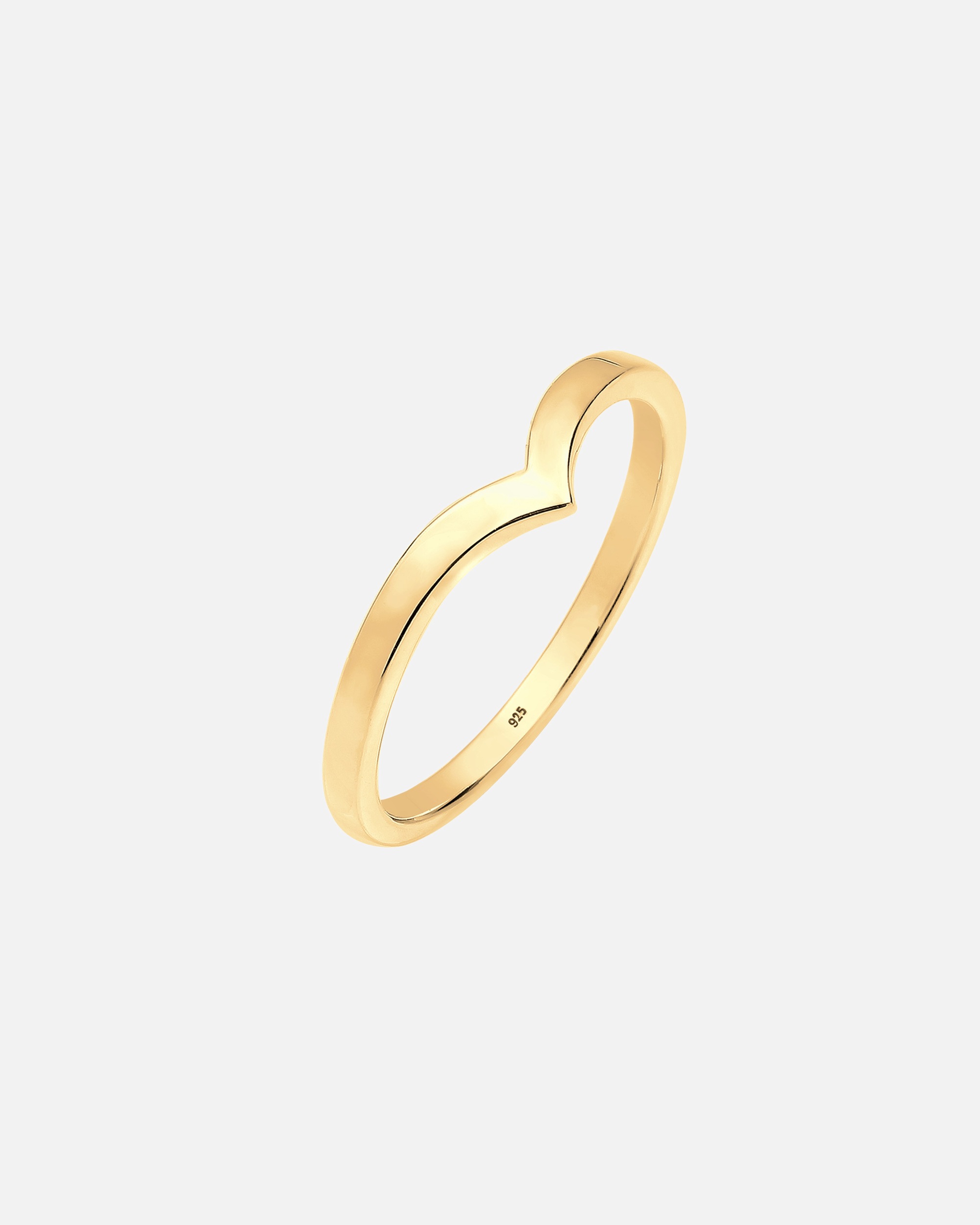 Ring für Weiblich Elli V-Stacking Geo Trend Blogger 925 Sterling Silber 58