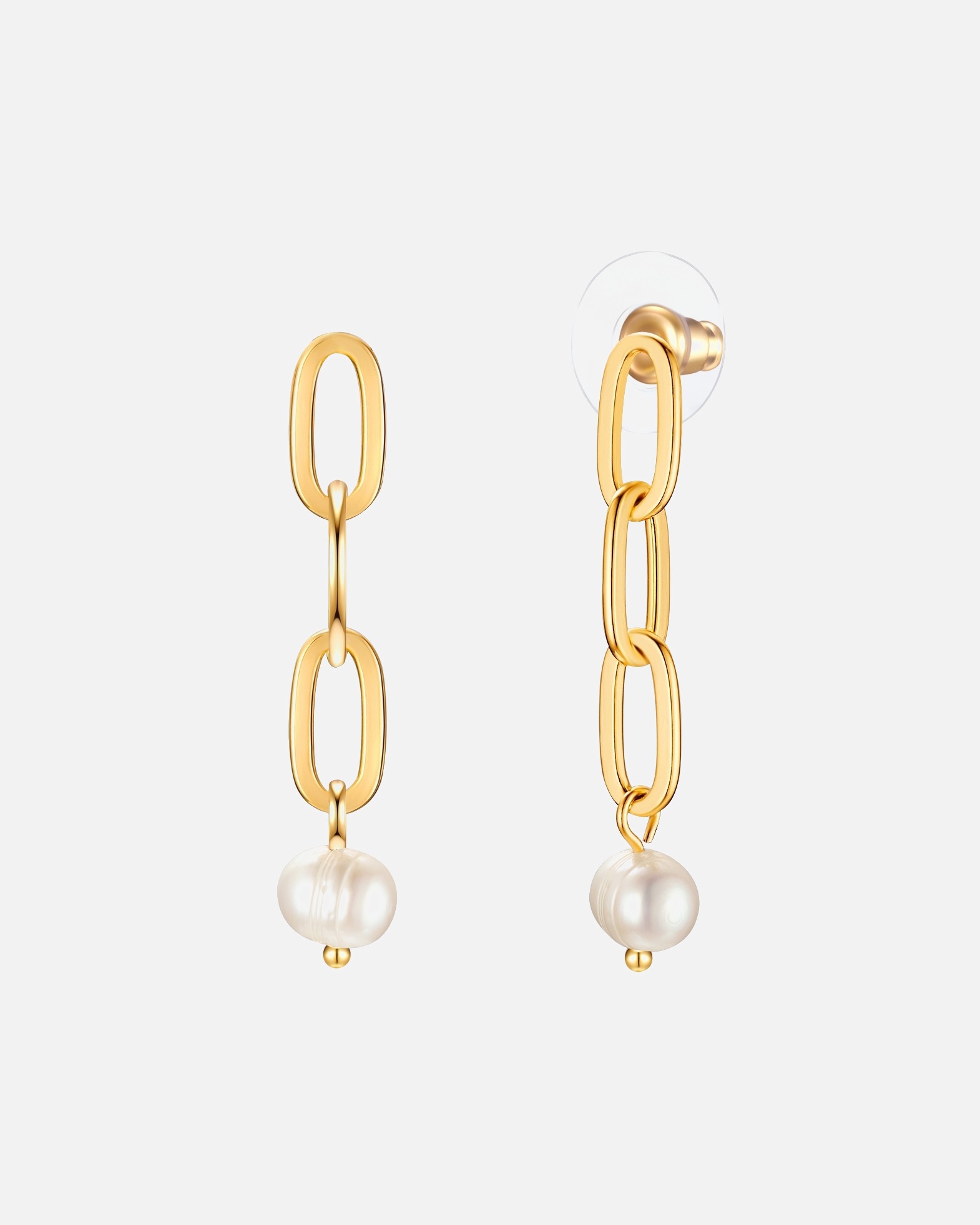 Boucle d'oreilles for FemmeBoucles d´oreilles Métal Perle de culture d'eau douce en Or jaune32,5 mm