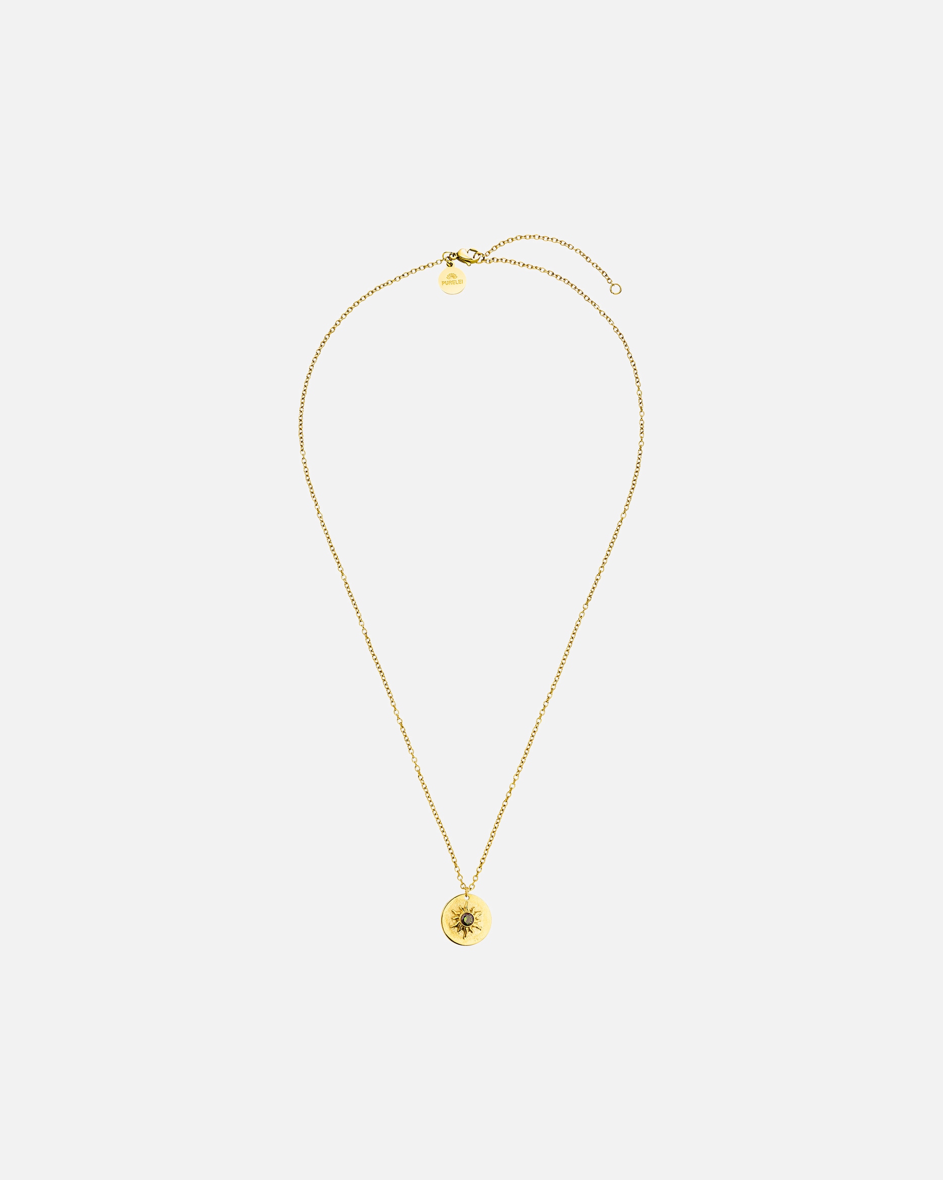 Halskette für Unisex Purelei Luana Coin Kette 100% Edelstahl Gold