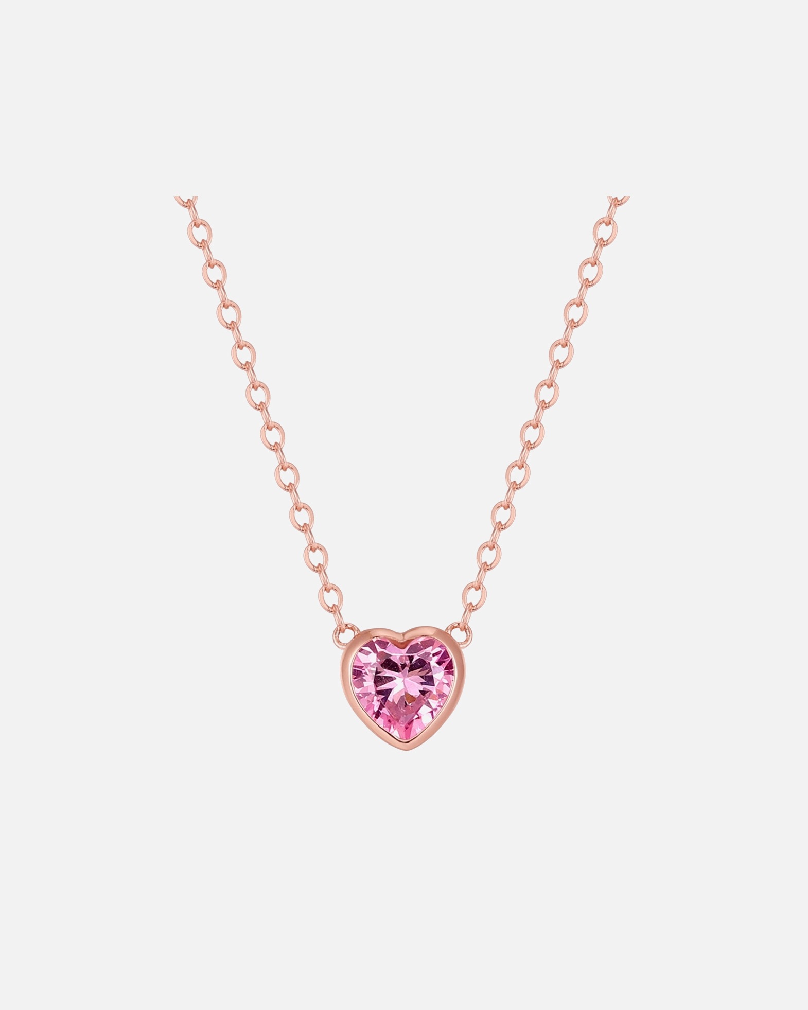 Collier for FemmeChaîne Coeur en Argent sterling en Or rose40,0 cm Basiskette + 5,0 cm Verlängerung