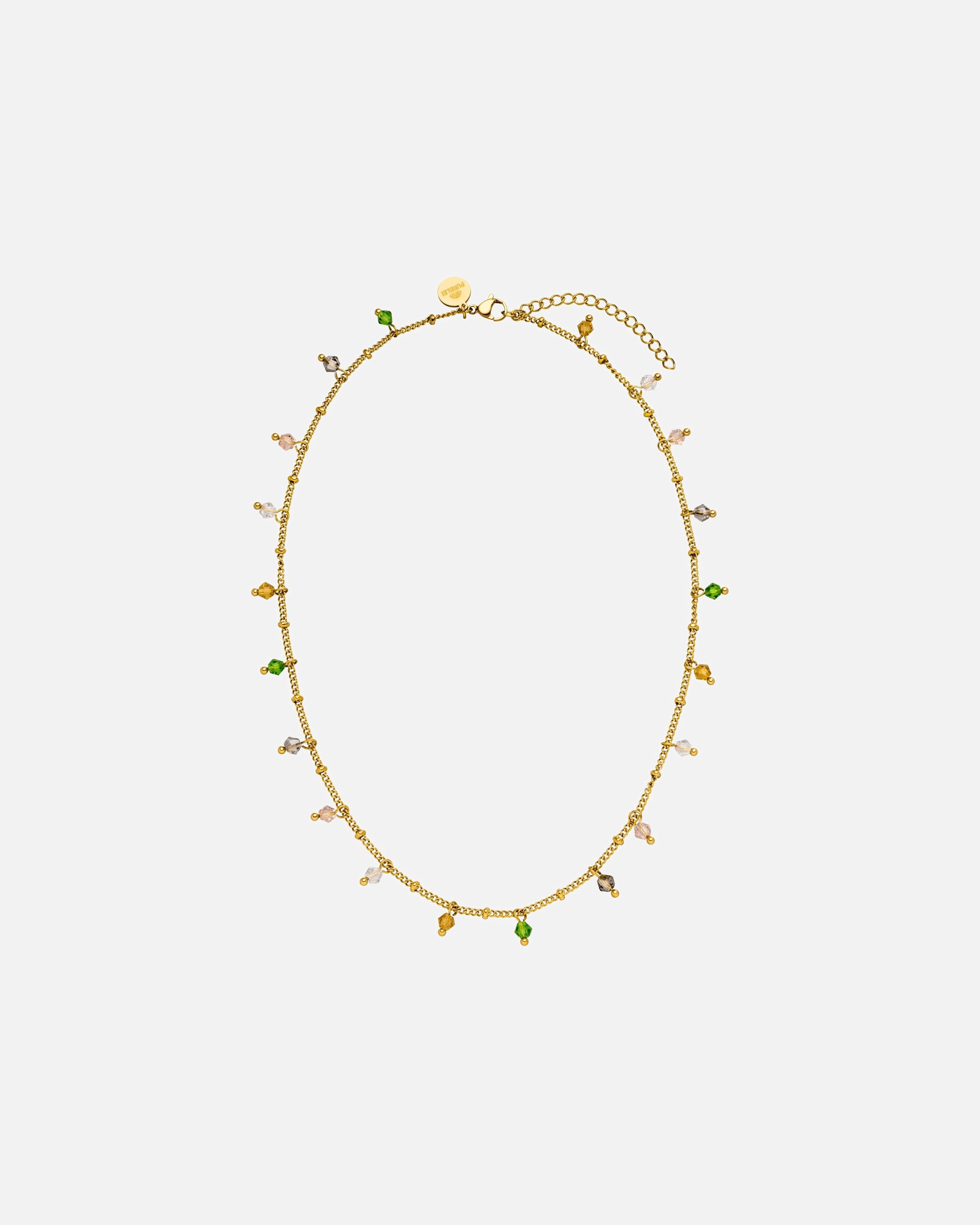 Halskette für Weiblich Purelei Boho Kette 100% Edelstahl Gold
