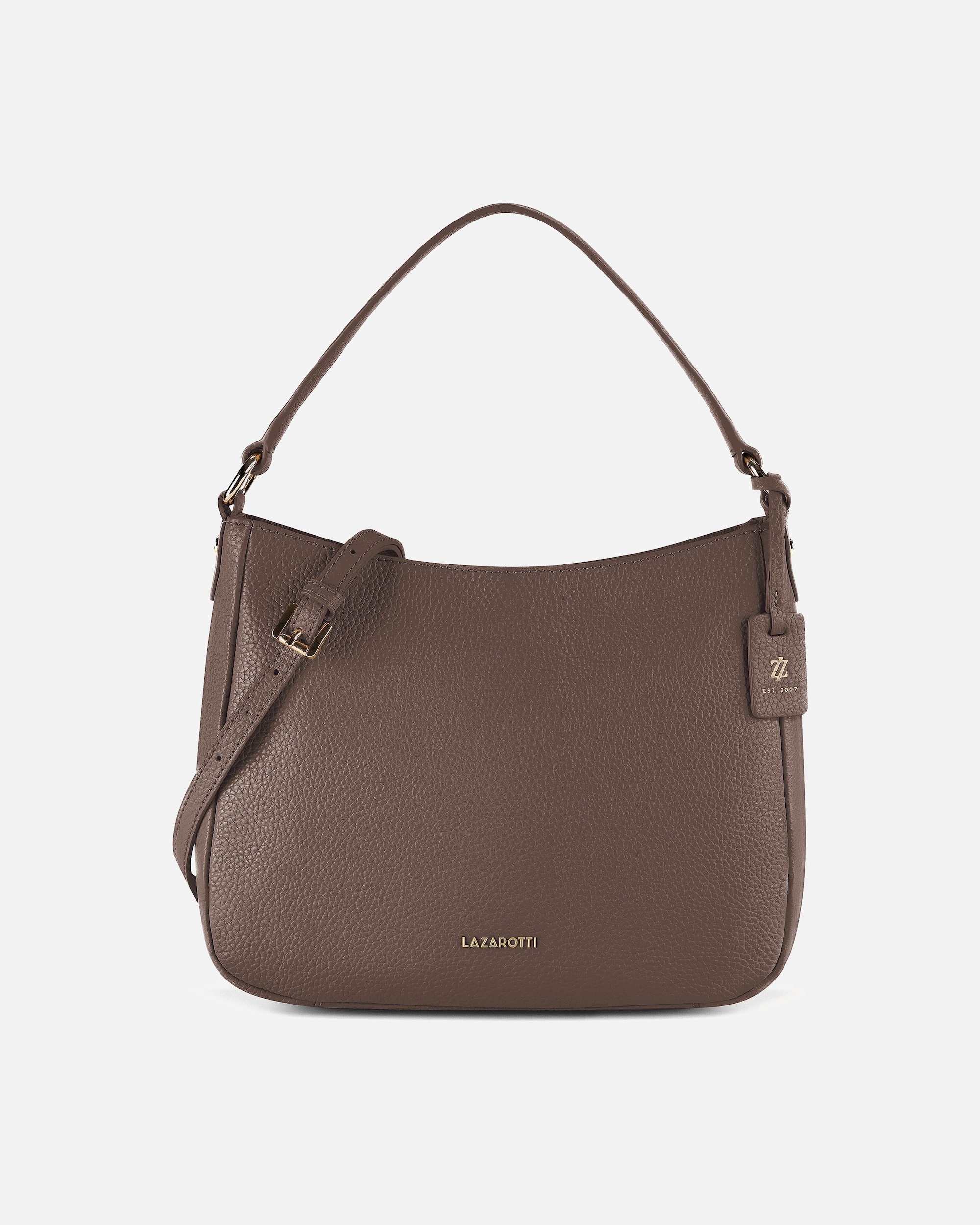 Pochette for FemmeBologna Leather Sac à main porté épauletaupe
