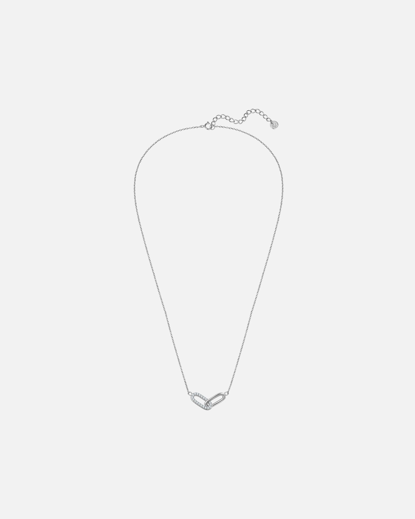 Collier for FemmeGlanzstücke MünchenCollier en Argent Sterling en argent avec Zirconium40,0 cm Basiskette + 5,0 cm Verlängerung