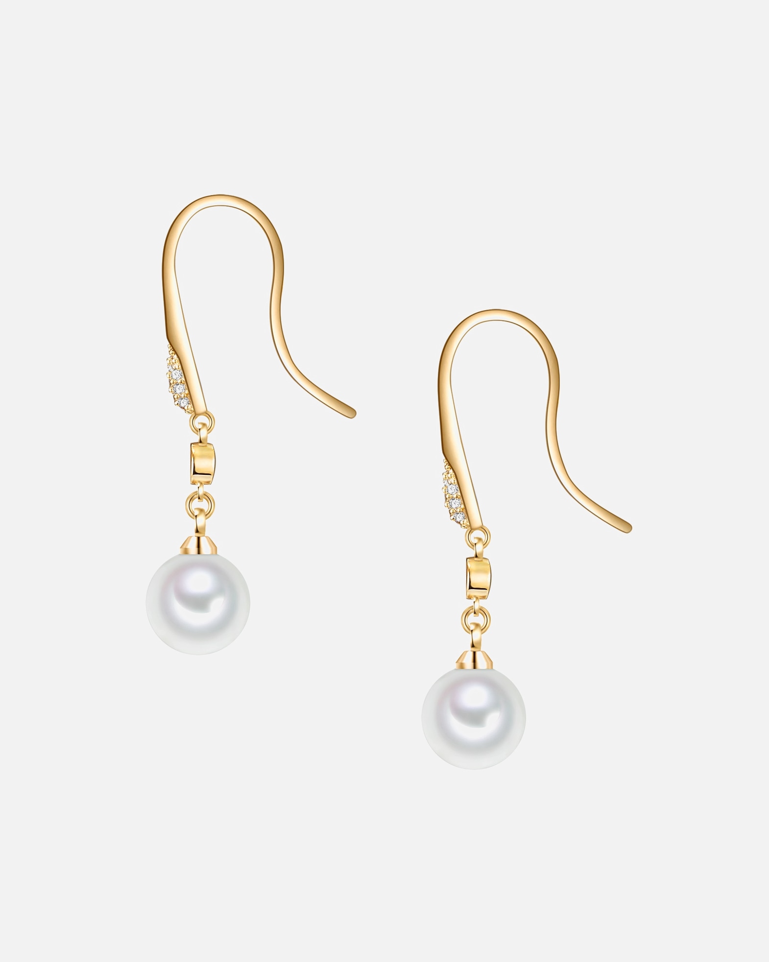 Boucle d'oreilles for FemmeLulu & JaneBoucles d'oreille en perle Laiton Verre Perles organiques en Or jaune43,6 mm