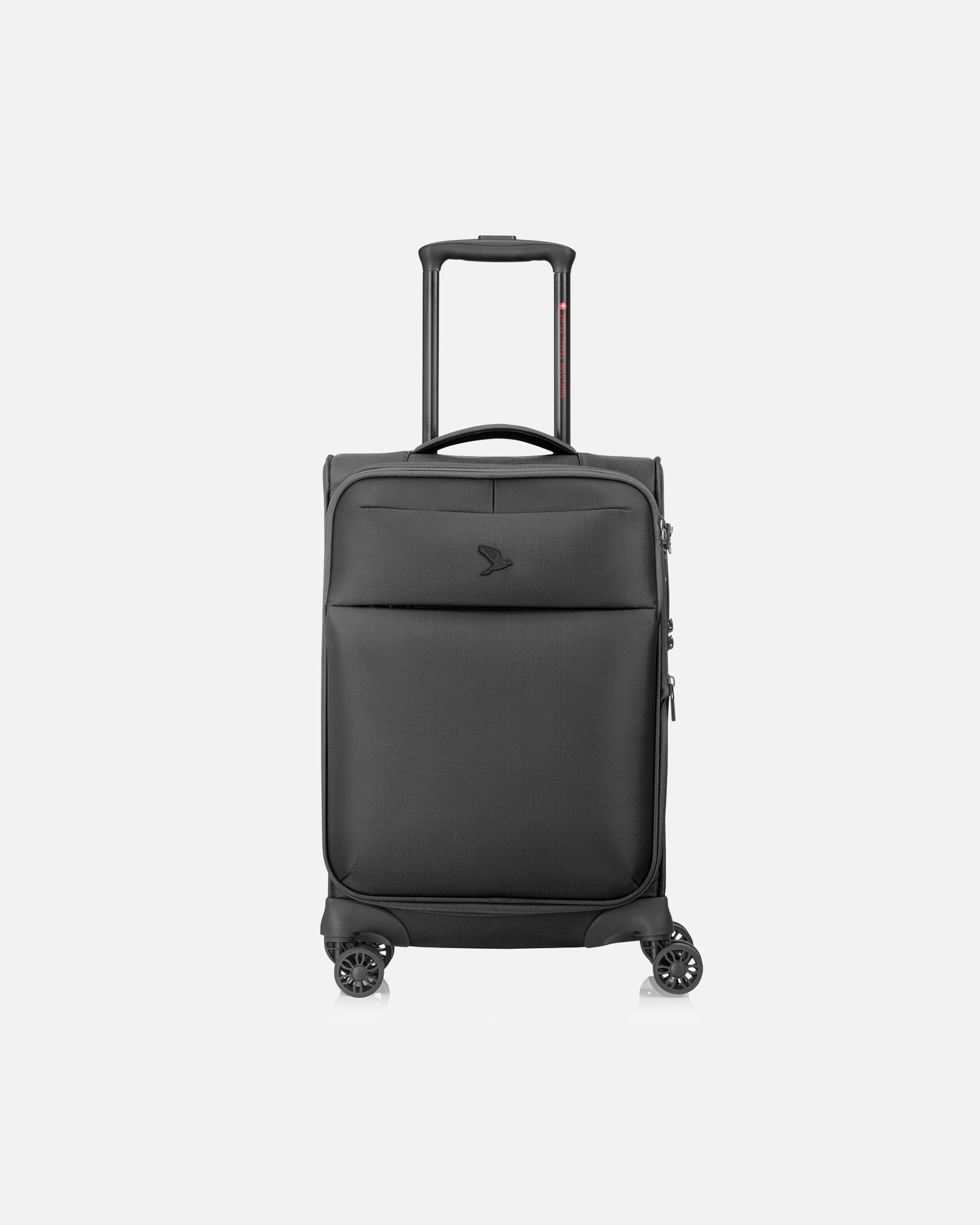 Valise for HommeGoUp 4 roulettes Trolley de cabine S 53 cm avec soufflet d'extensionschwarz