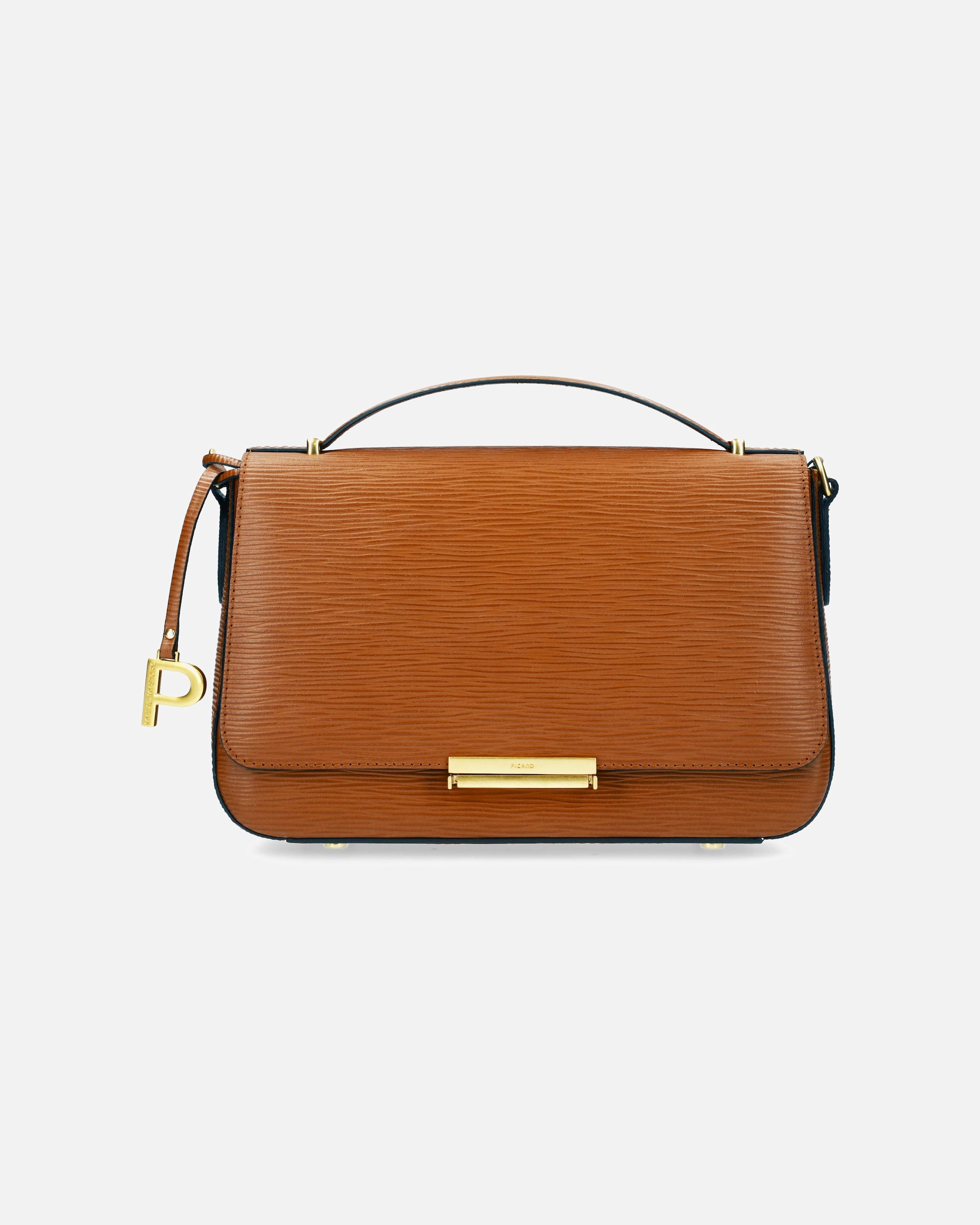 Clutch für Weiblich Picard Calais Henkeltasche cognac