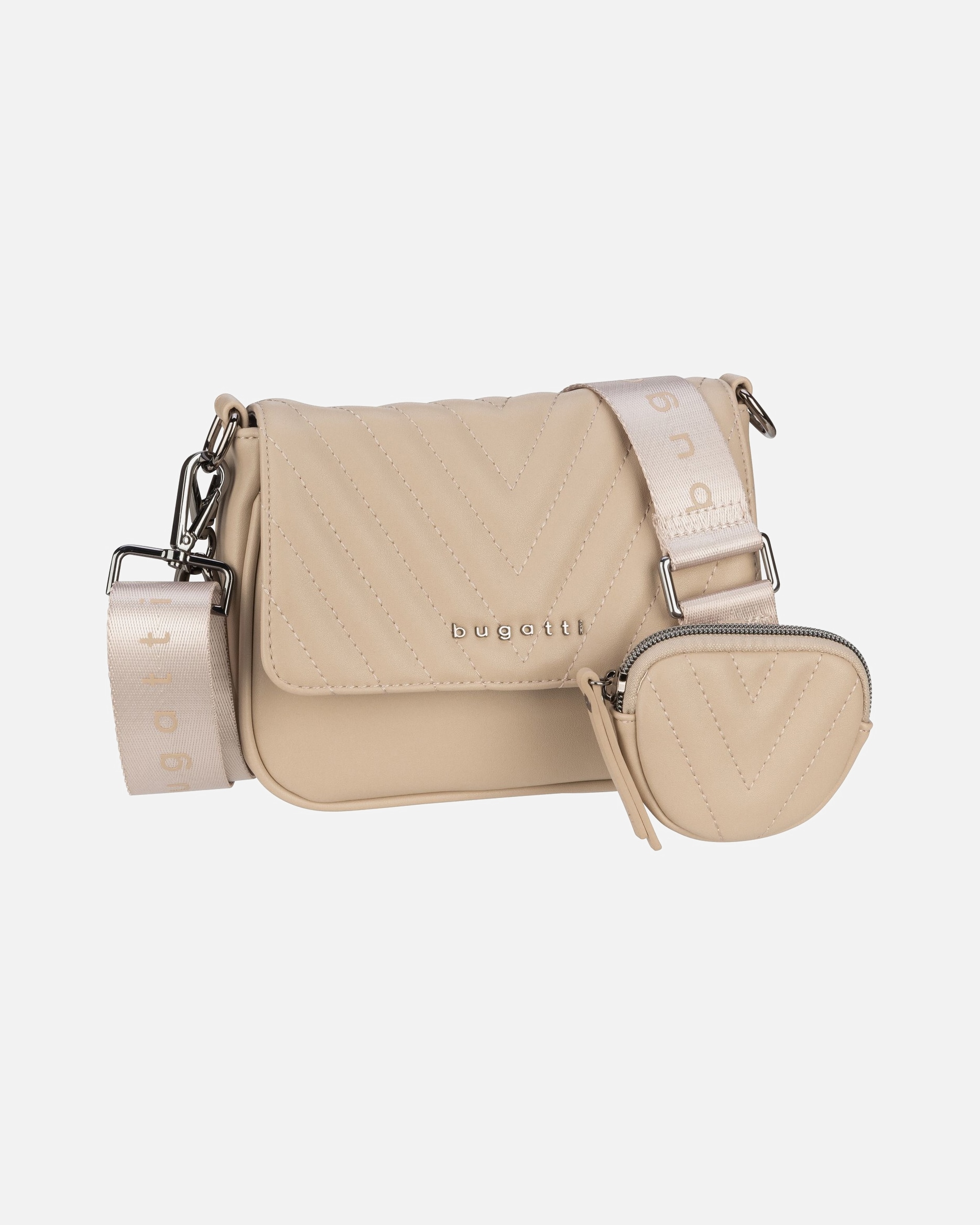 Umhängetasche für Weiblich Bugatti Sira Umhängetasche beige