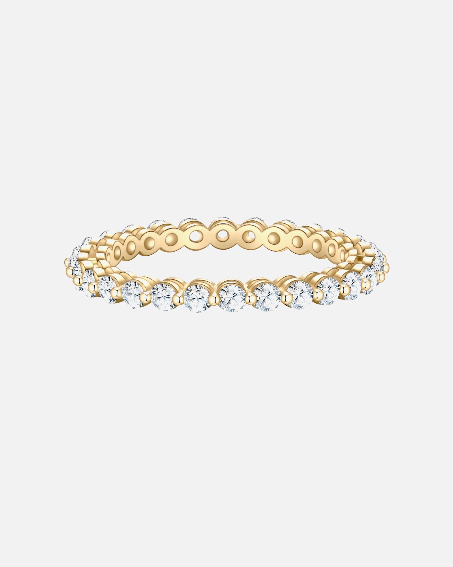 Ring für Weiblich Glanzstücke München Ring aus Sterling Silber in gelbgold mit Zirkonia 56