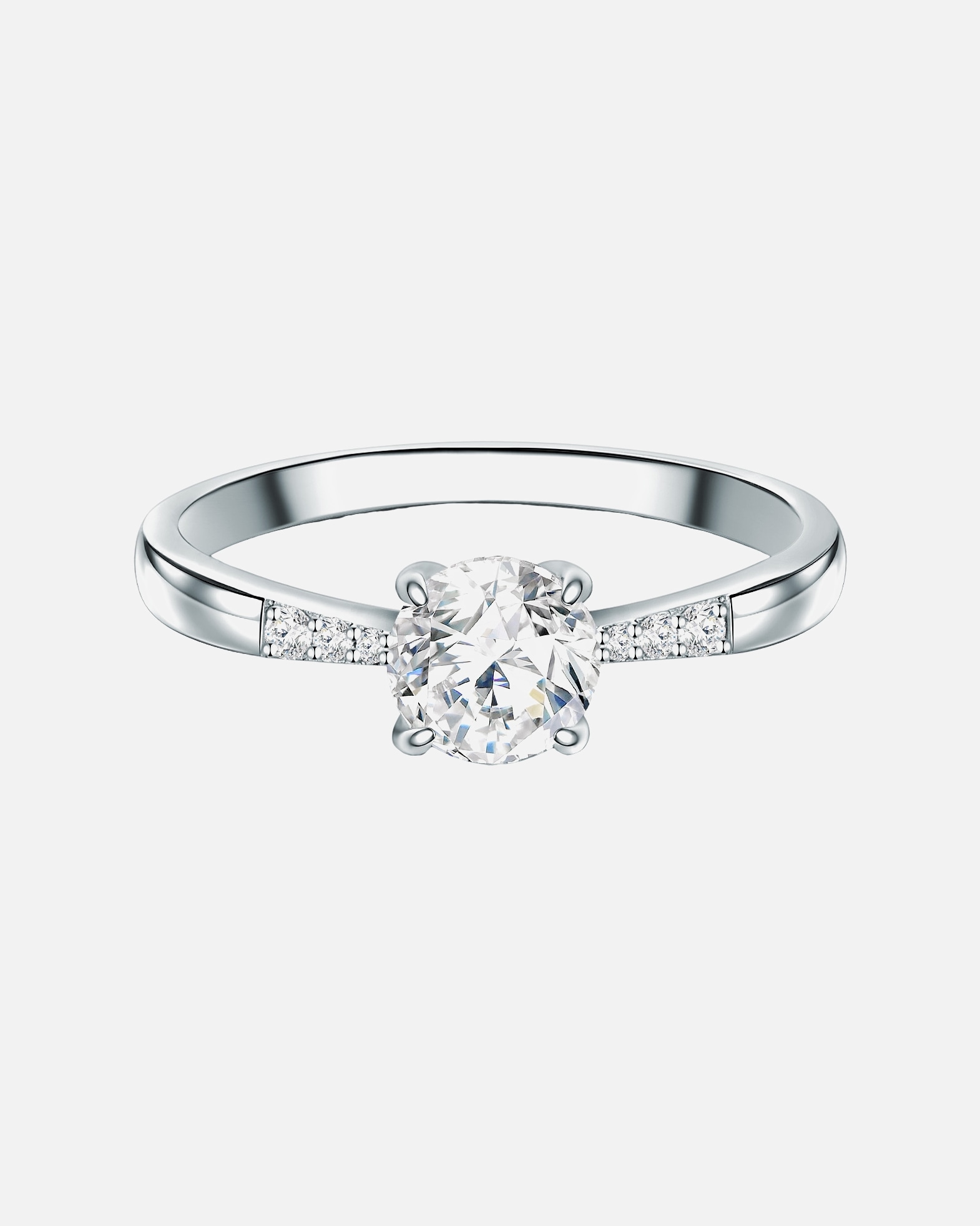 Bague for FemmeTrilaniBague en argent Argent sterling Oxyde de zirconium (CZ) en Argent50