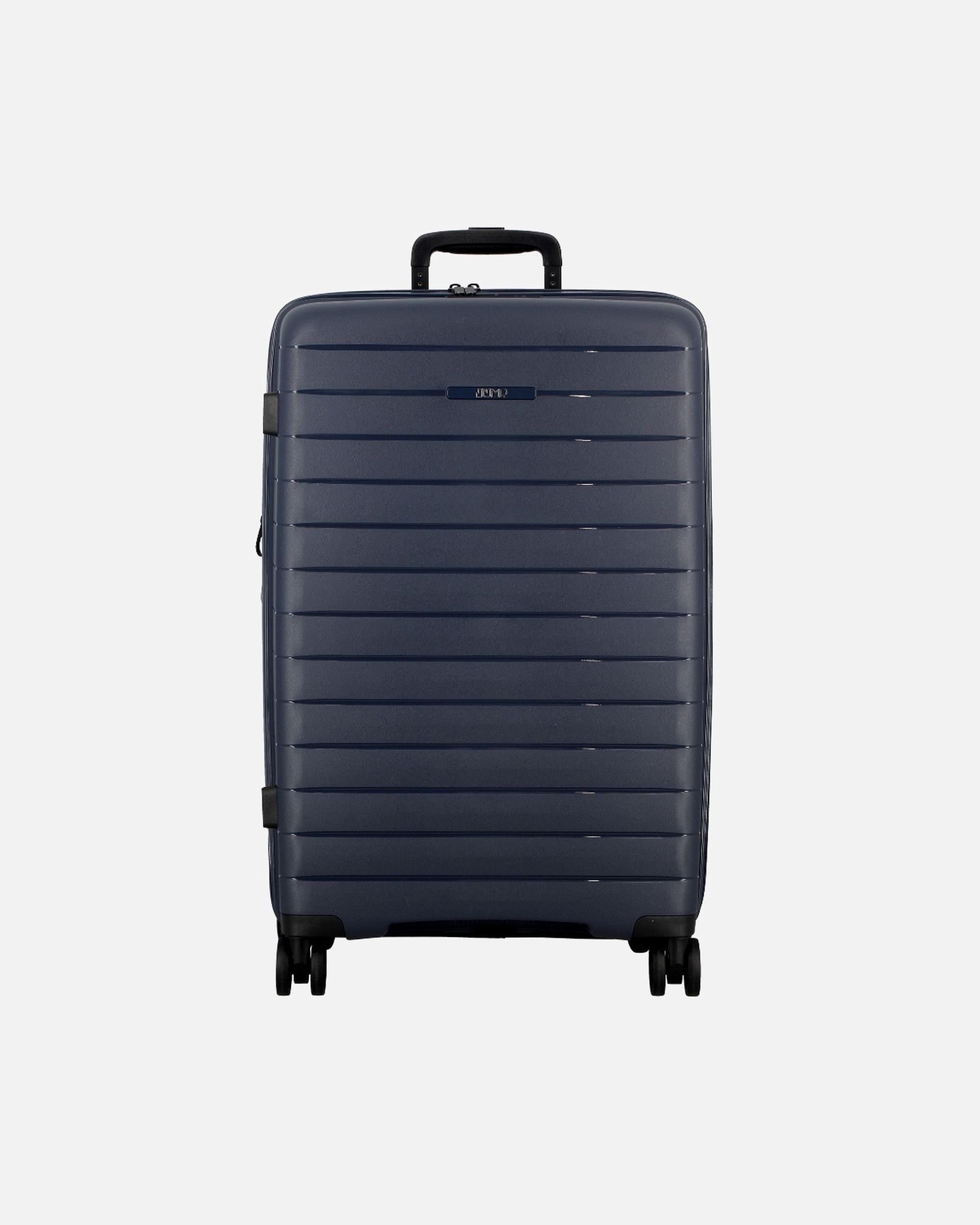 Trolley für Männlich Jump Striper 4 Rollen Trolley 68 cm mit Dehnfalte dark blue