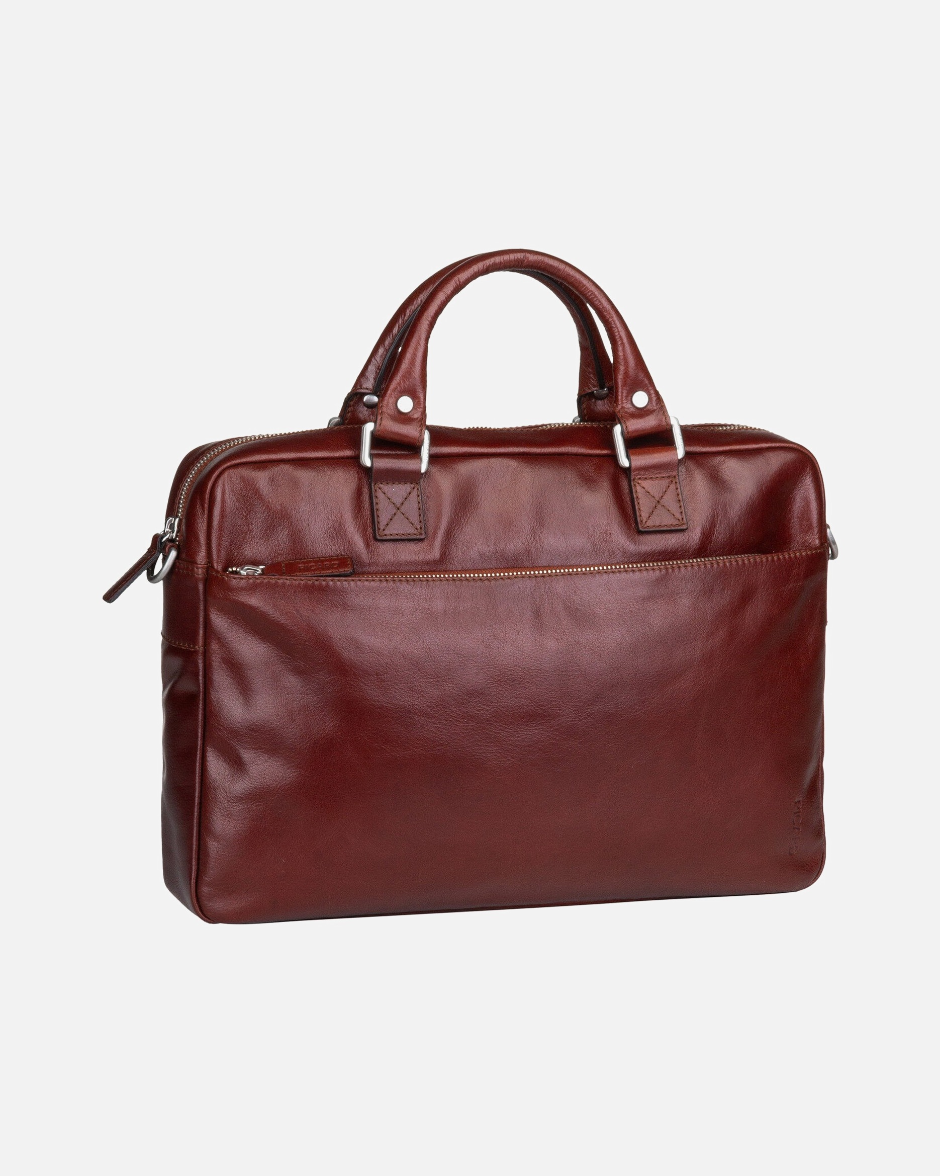 Laptoptasche für Männlich Picard Buddy Aktentasche Leder 39 cm Laptopfach cognac