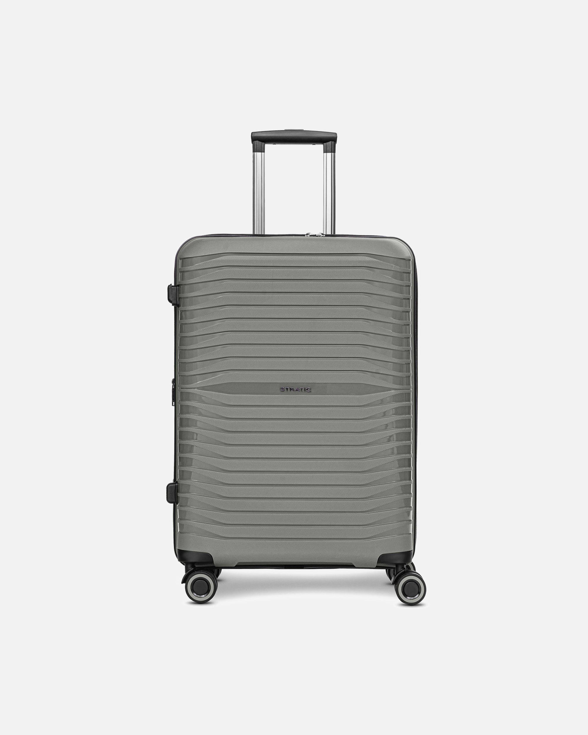 Valise trolley for HommeStraticShine 4 roues trolley 65 cm avec soufflet extensiblegrey