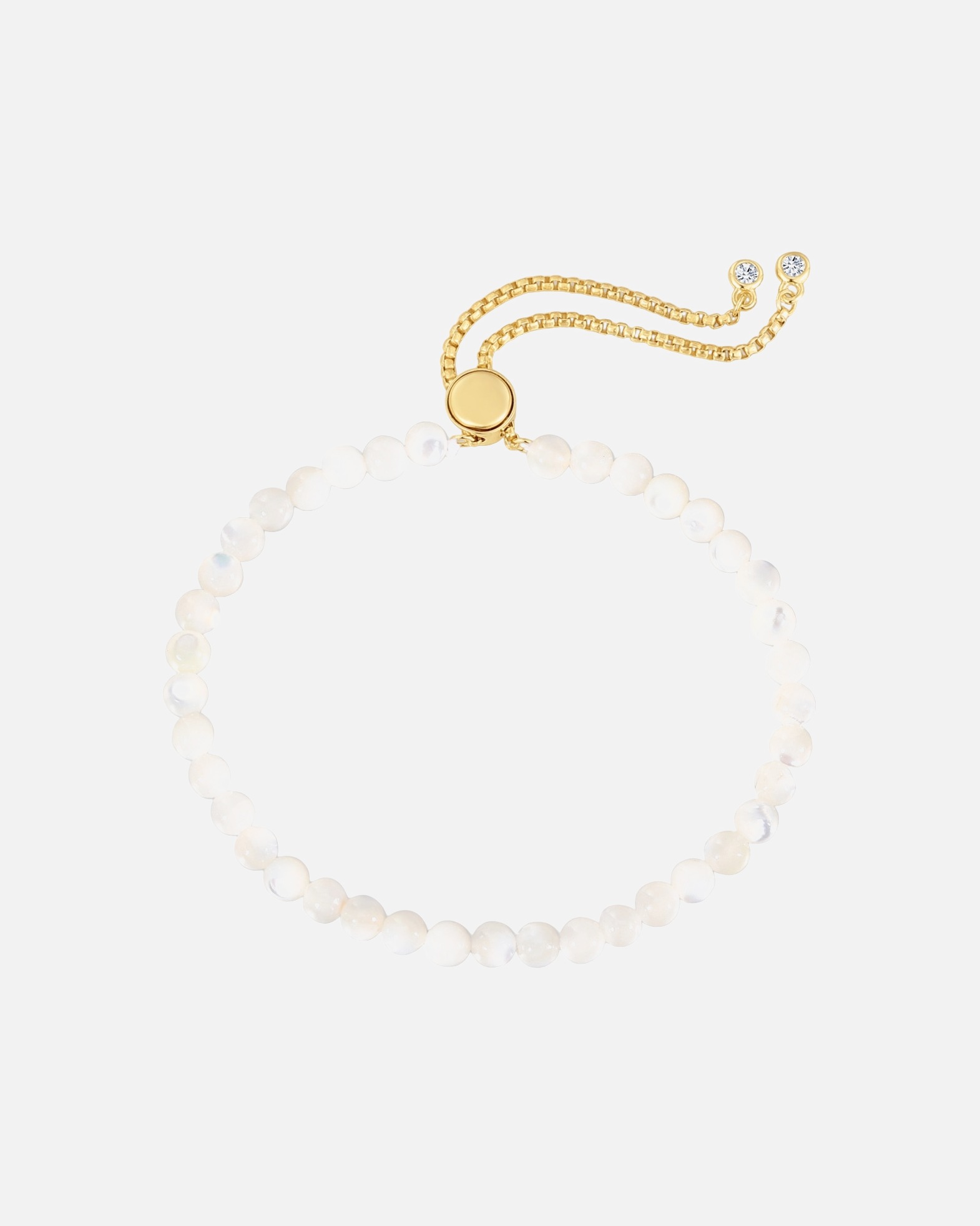 Bracelet for FemmeBracelet en Argent sterling en Or jaune15,0 - 22,0 cm, flexibel einstellbar