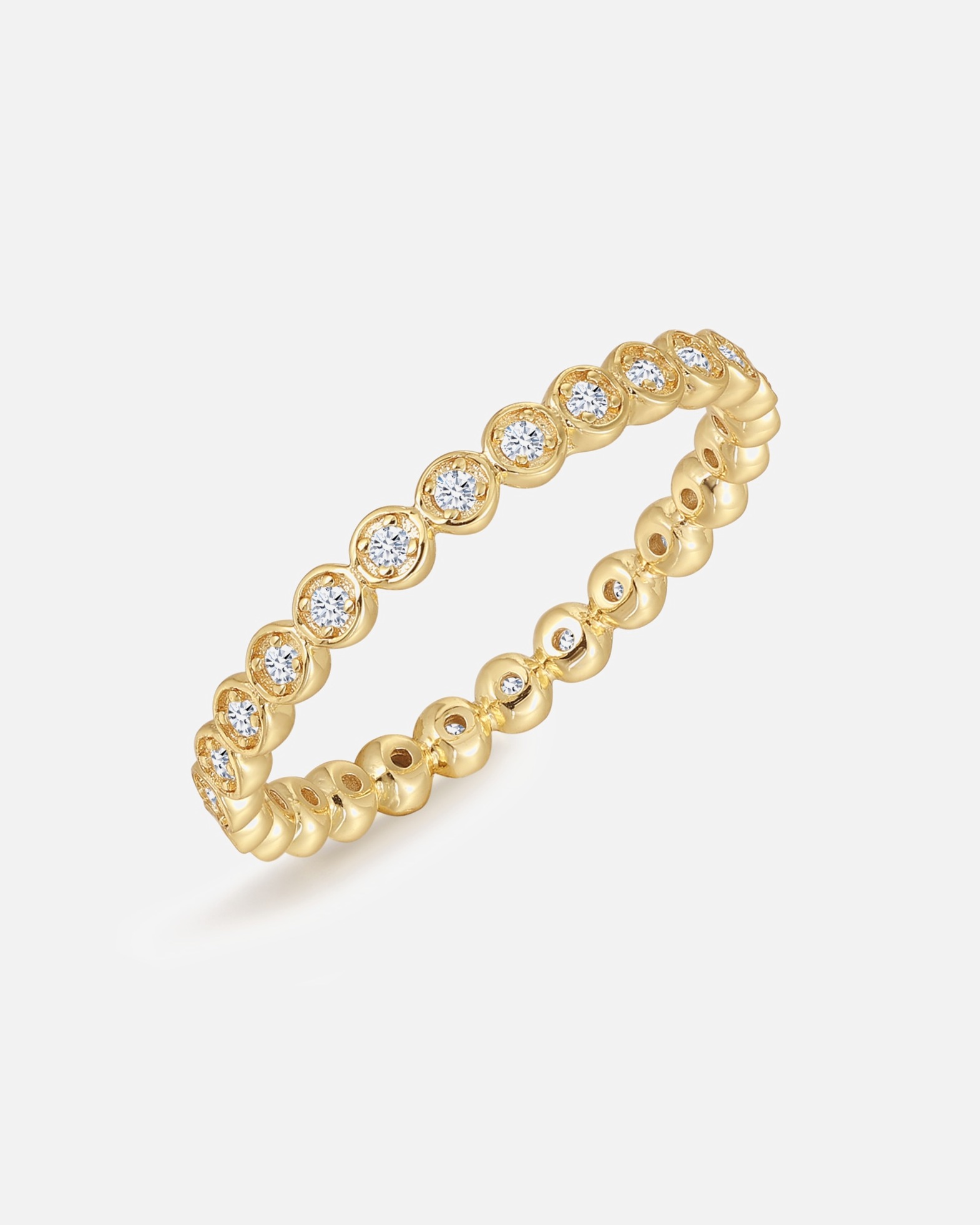 Bague for FemmeTrilaniBague en Argent sterling en Or jaune54