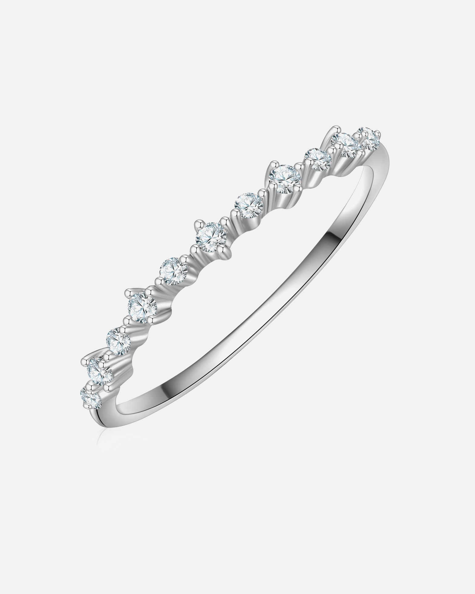 Bague for FemmeGlanzstücke MünchenBague en Argent Sterling en argent avec Zirconium56