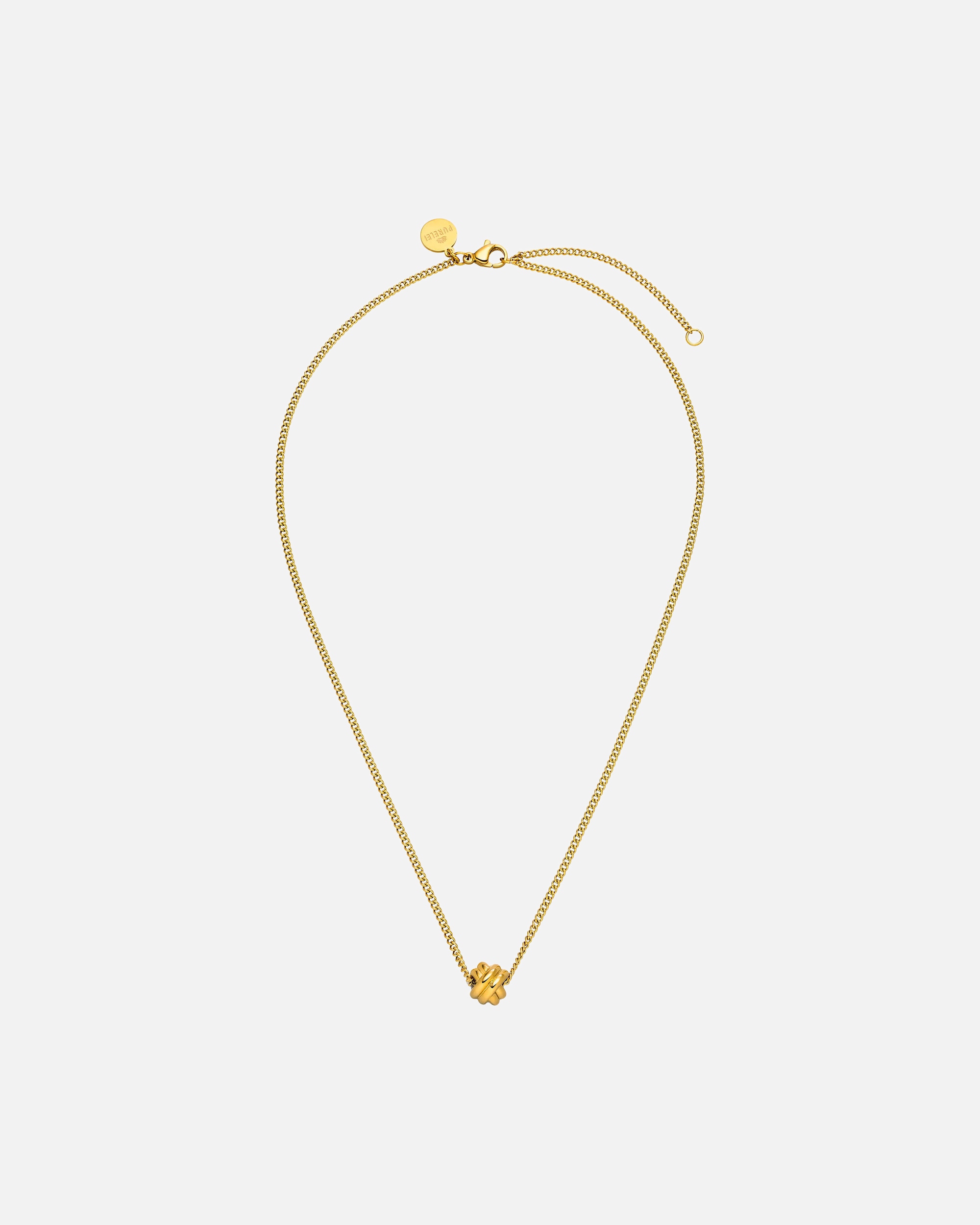Halskette für Weiblich Purelei Knot Kette 100% Edelstahl Gold
