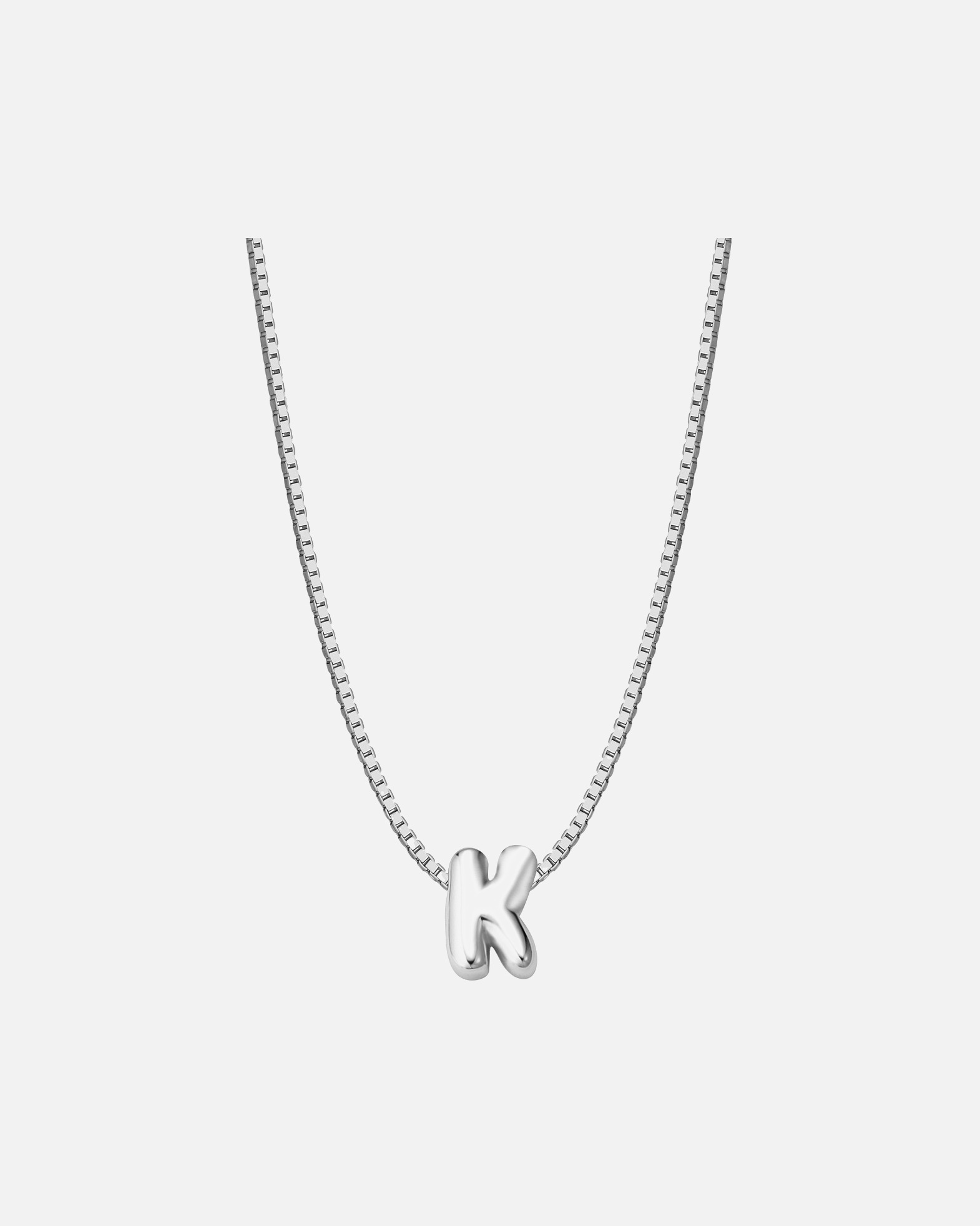 Collier for FemmeCollier Lettre K en Argent Sterling en argent40,0 cm Basiskette + 5,0 cm Verlängerung