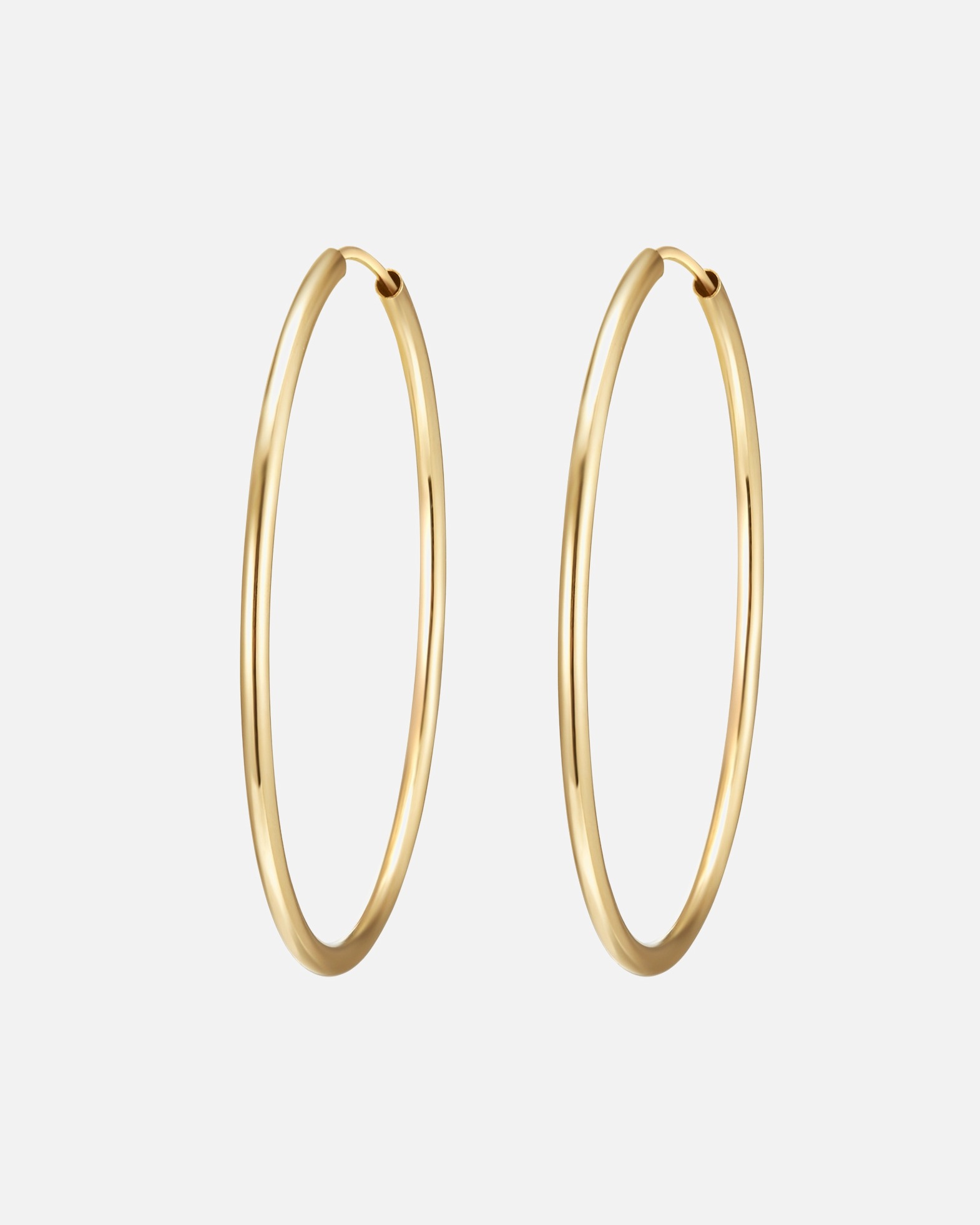 Créoles for FemmeCréoles en argent Argent sterling en Or jaune40,0 mm