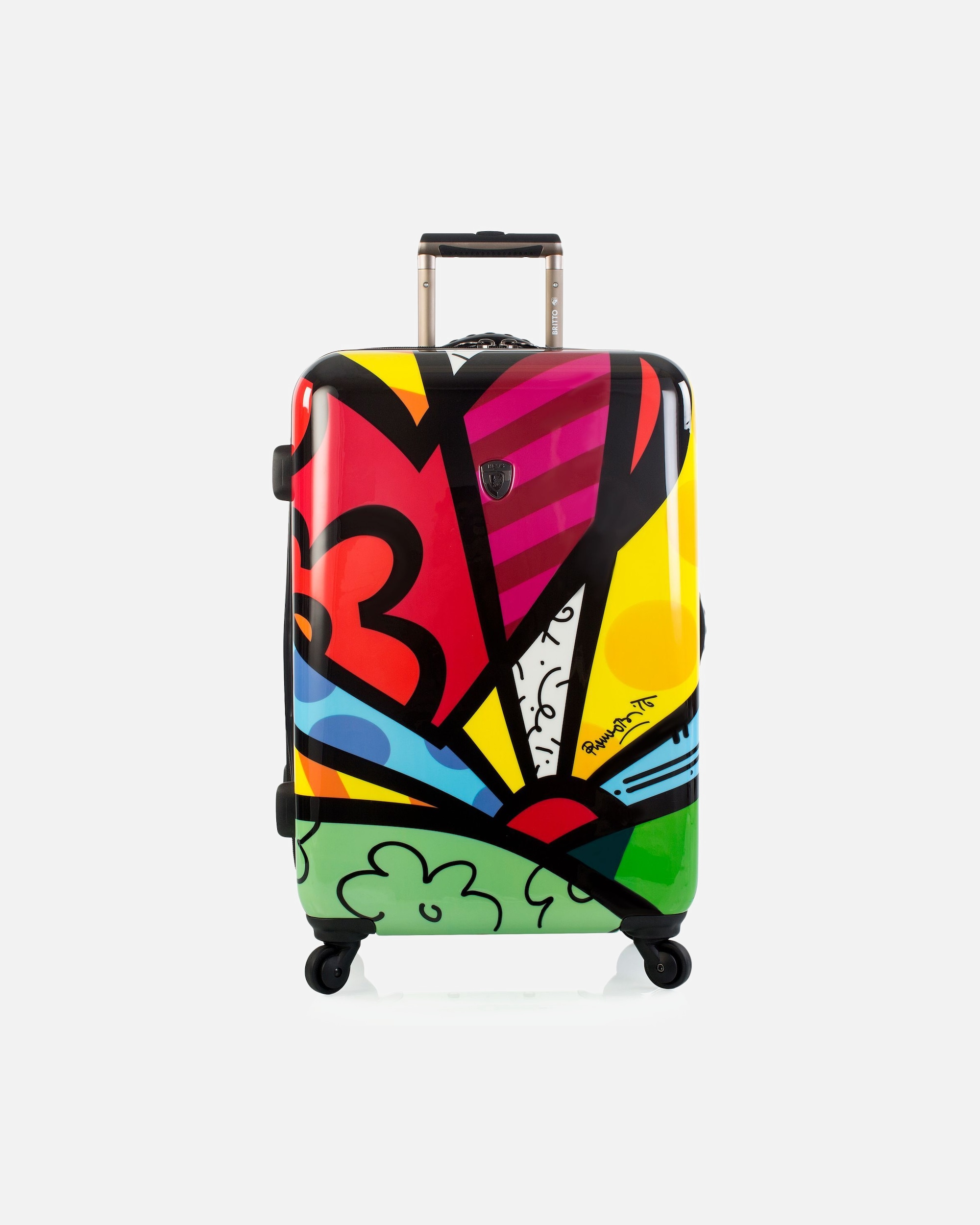 Valise trolley for HommeHeysBritto 4 roulettes Trolley M 66 cm avec soufflet d'extensiona new day