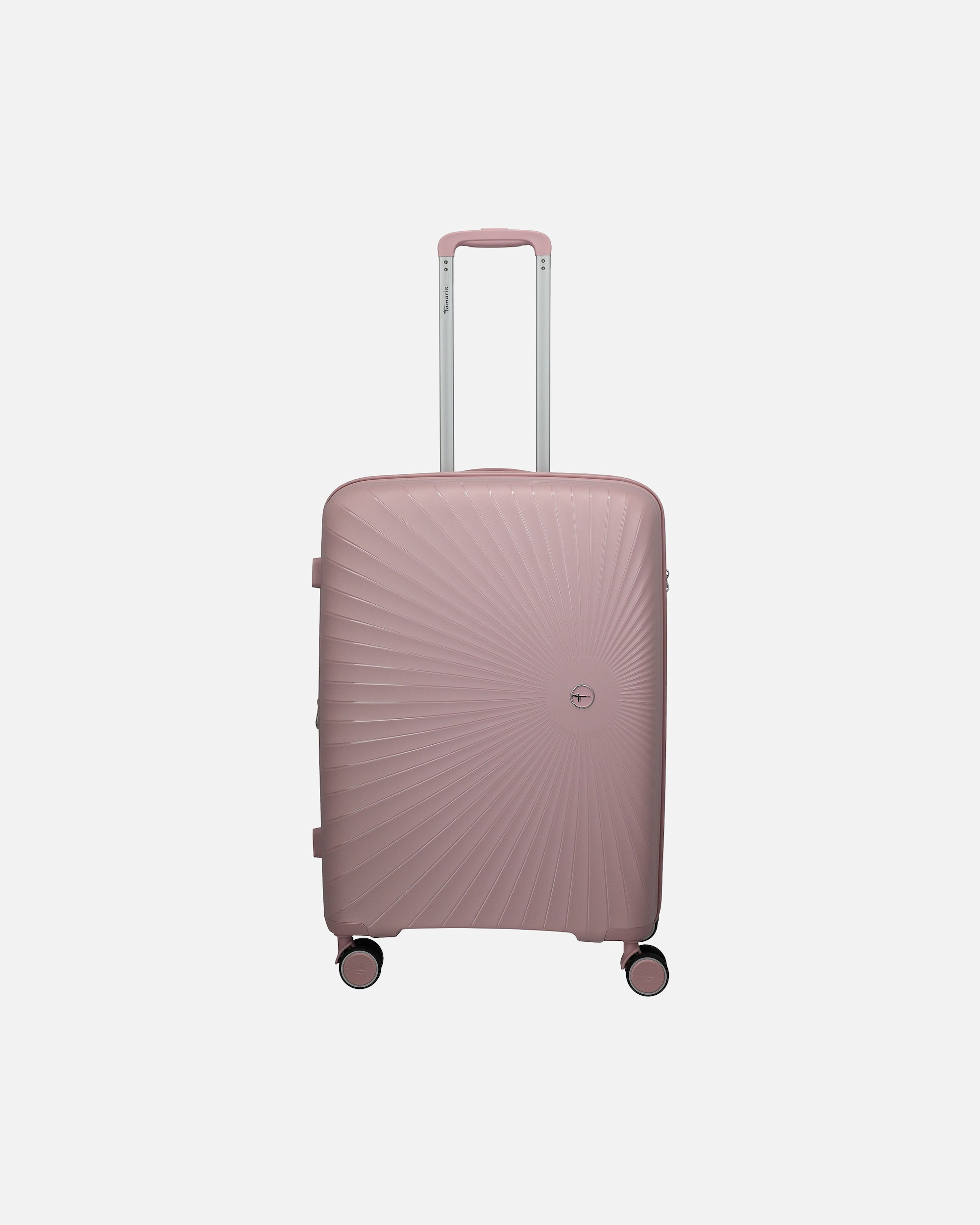 Trolley für Männlich Travelite Tamaris x Travelite Voyaage 4 Rollen Trolley M 76 cm mit Dehnfalte blush