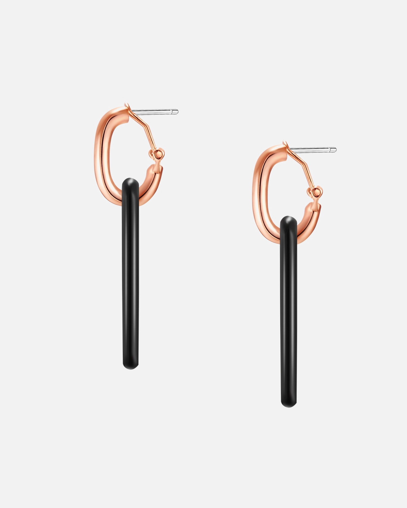 Boucle d'oreilles for FemmeLulu & JaneBoucles d'oreille tendance Laiton en Or rose56,5 mm