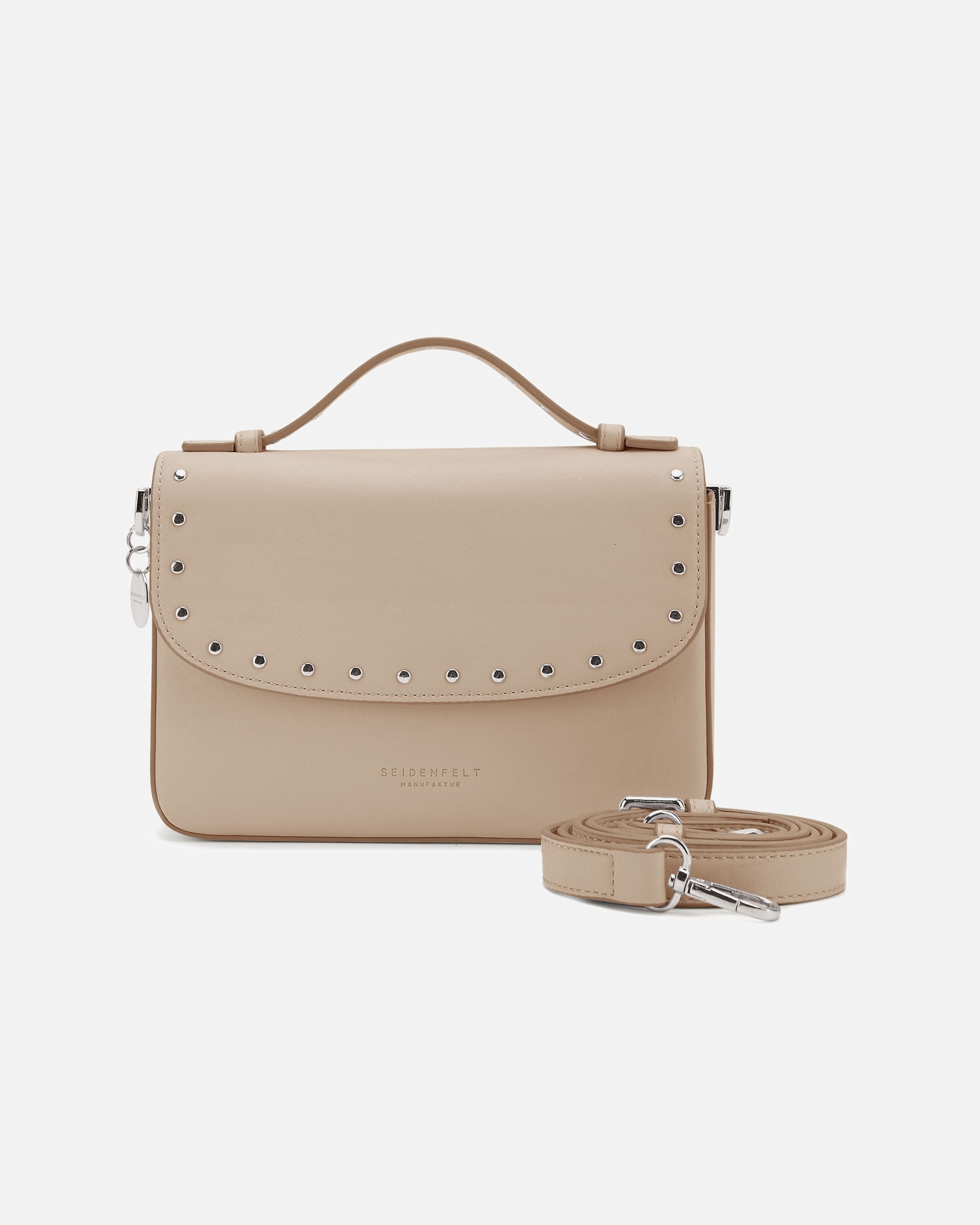 Tasche für Weiblich Seidenfelt Senja Handtasche 20 cm light sand