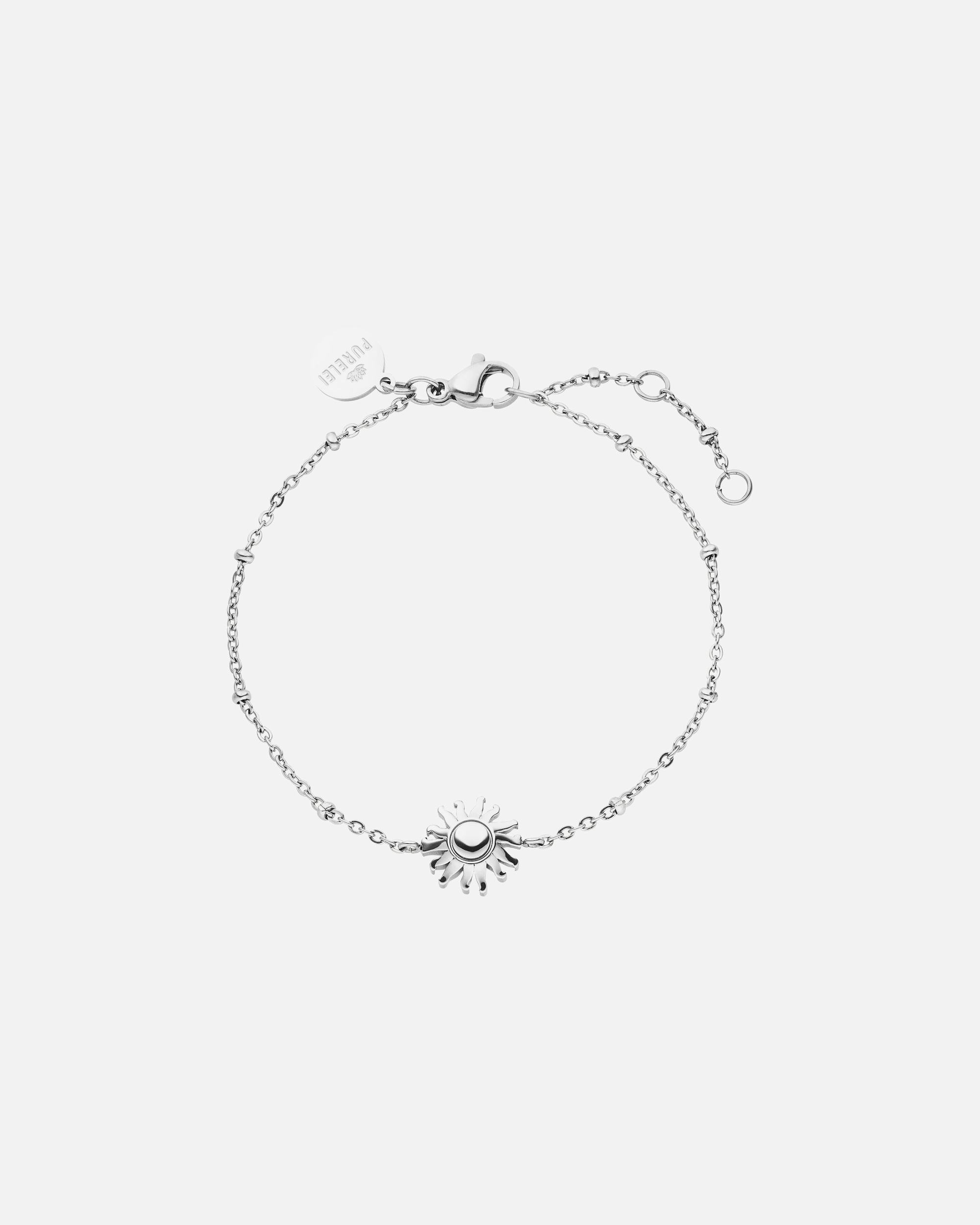 Bracelet for FemmePureleiSun Bracelet 100% acier inoxydableArgent