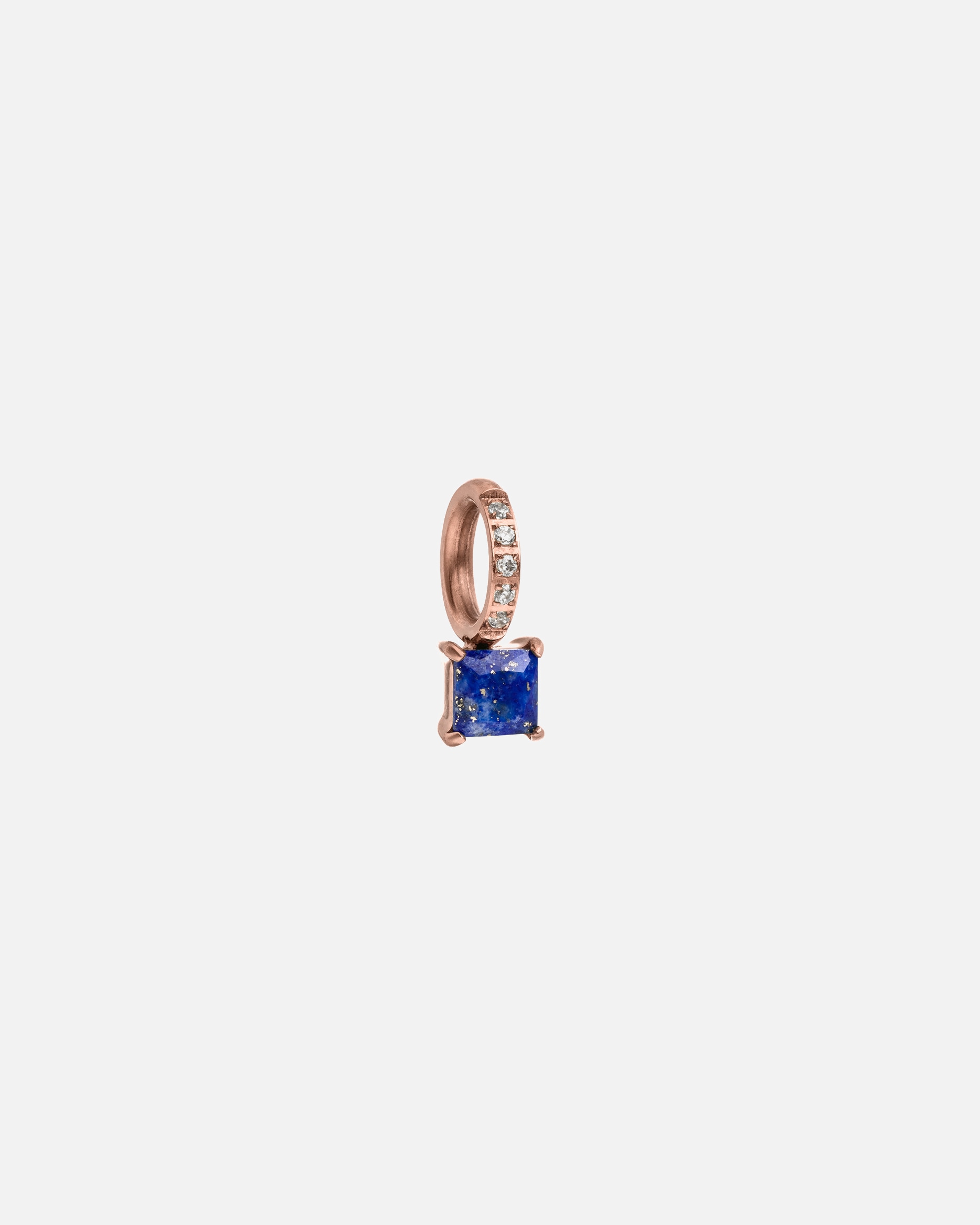 Schmuckanhänger für Unisex Purelei Geburtsstein September Lapislazuli Charm 100% Edelstahl Rosegold