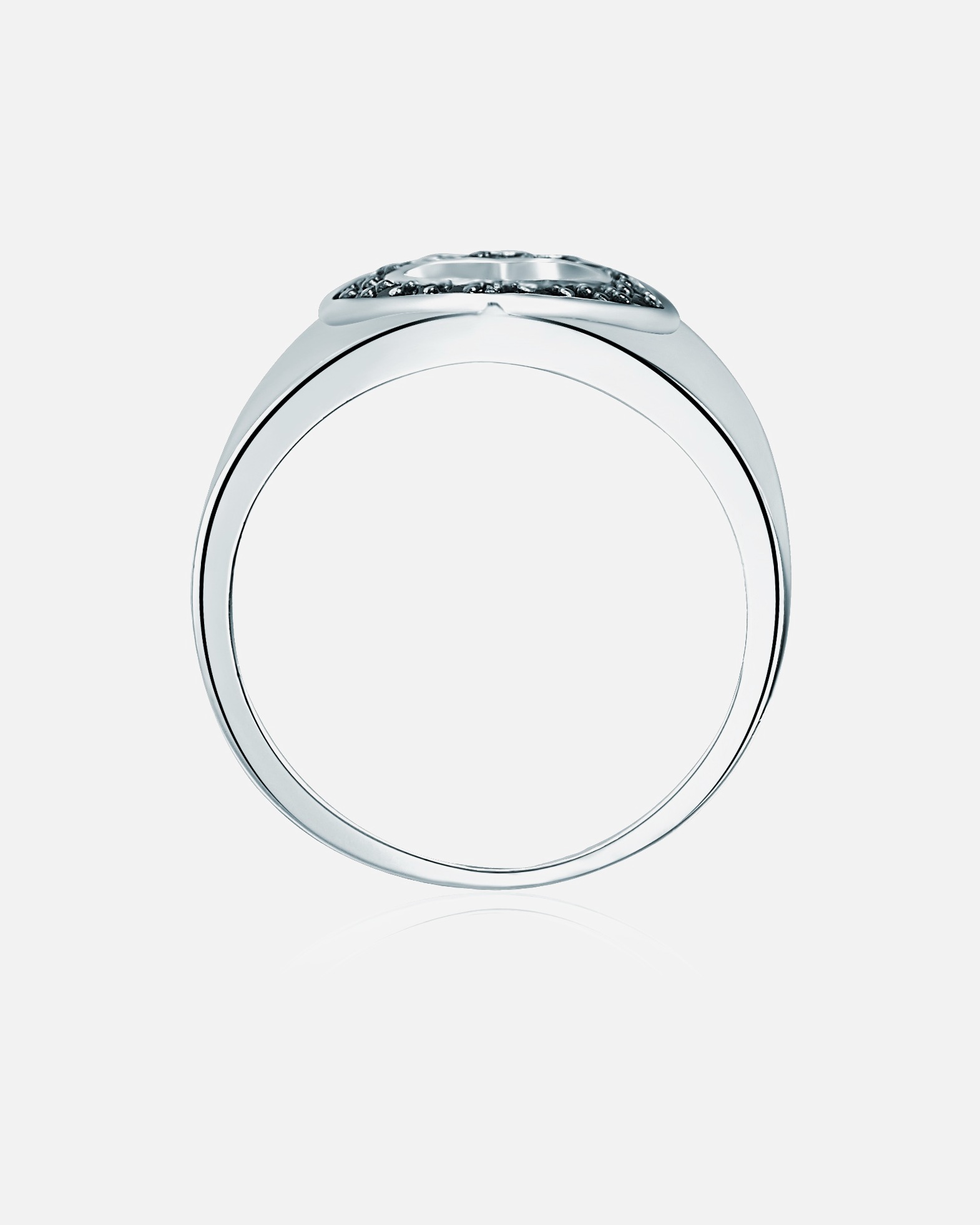 Bague for FemmeRafaela DonataBague en argent Coeur Argent sterling Oxyde de zirconium (CZ) en Argent56