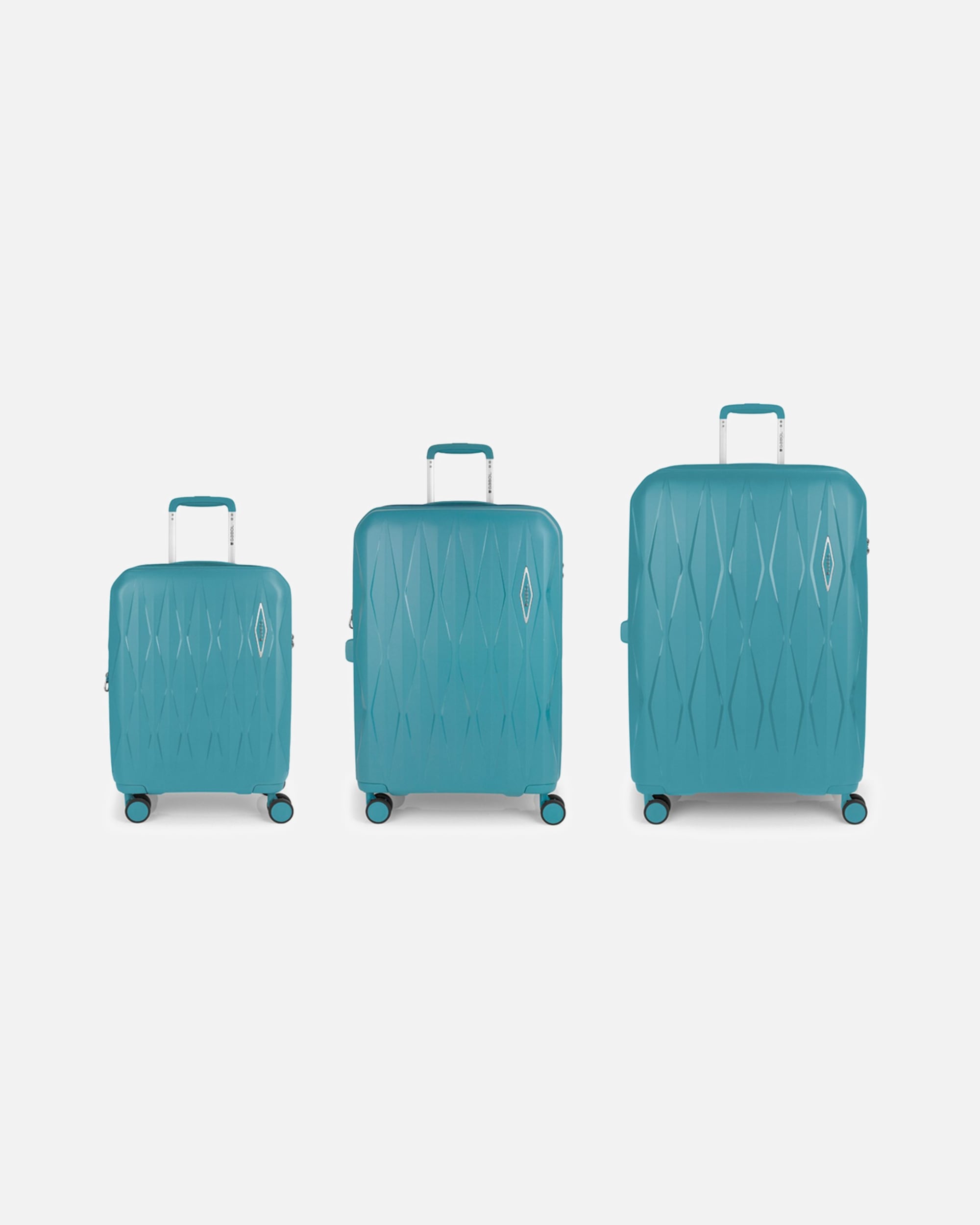 Valise for HommeGabolInfinity 4 roulettes Set de valises 3 pièces avec soufflet d'extensionturquesa