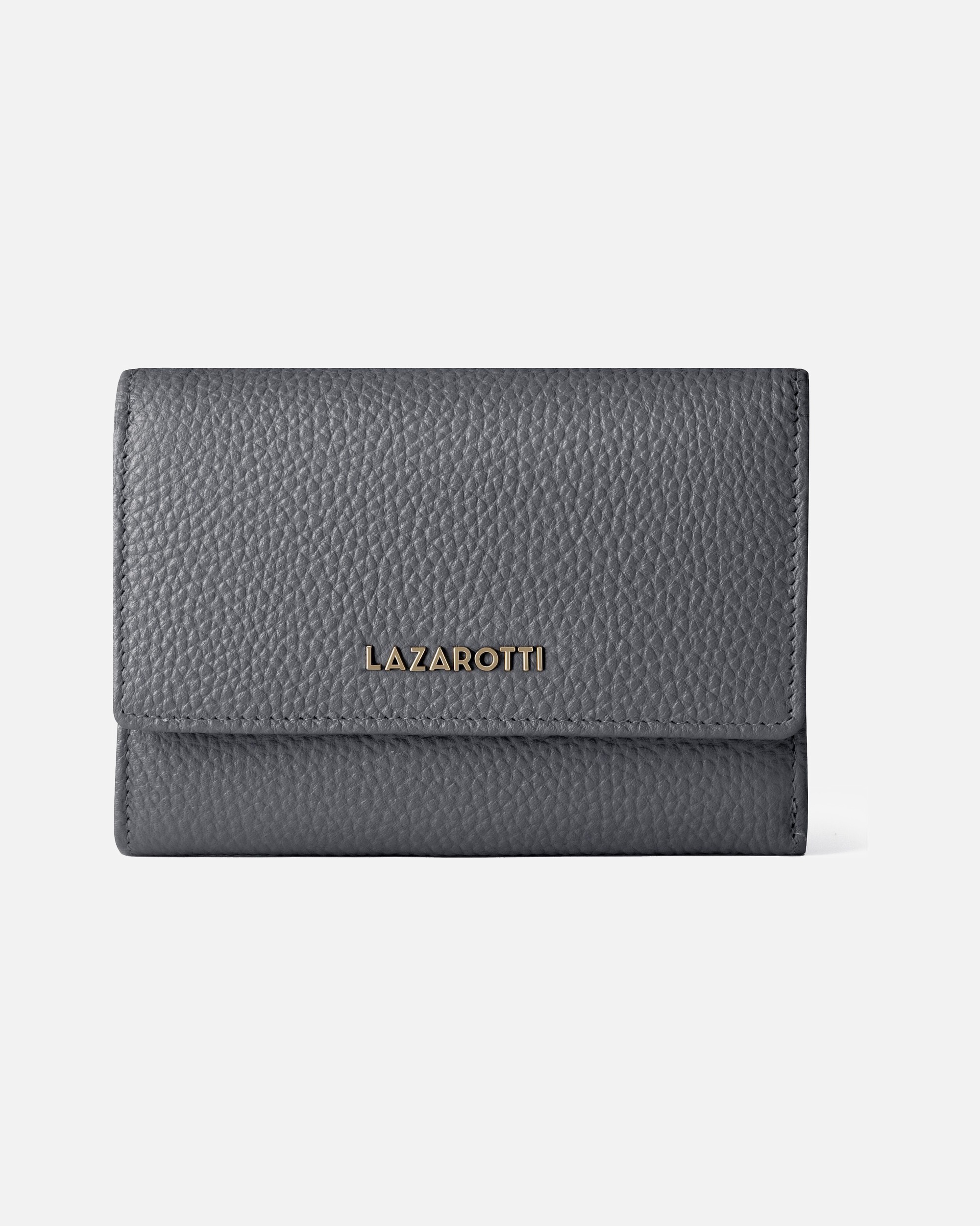 Porte-monnaie for FemmeBologna Leather Porte-monnaie Cuir 14 cmgrey