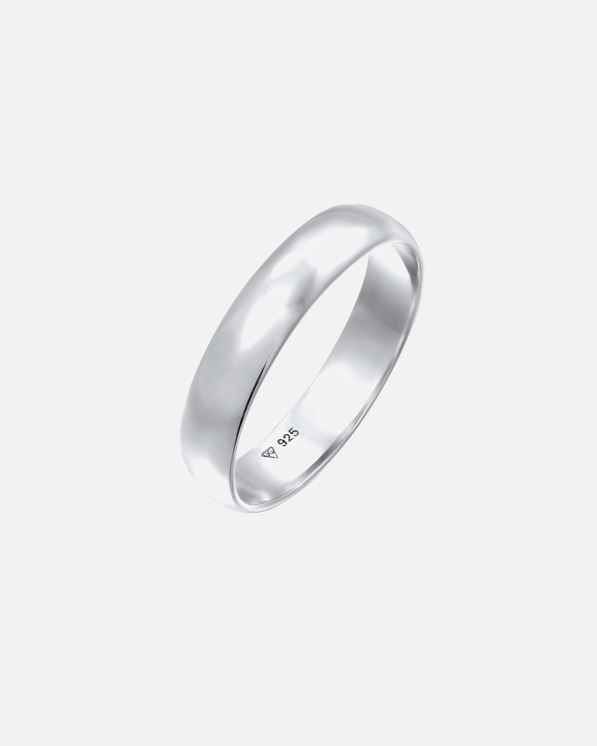 Bague for FemmeElliFemmes Bande Simple Classique en Argent Sterling 92556