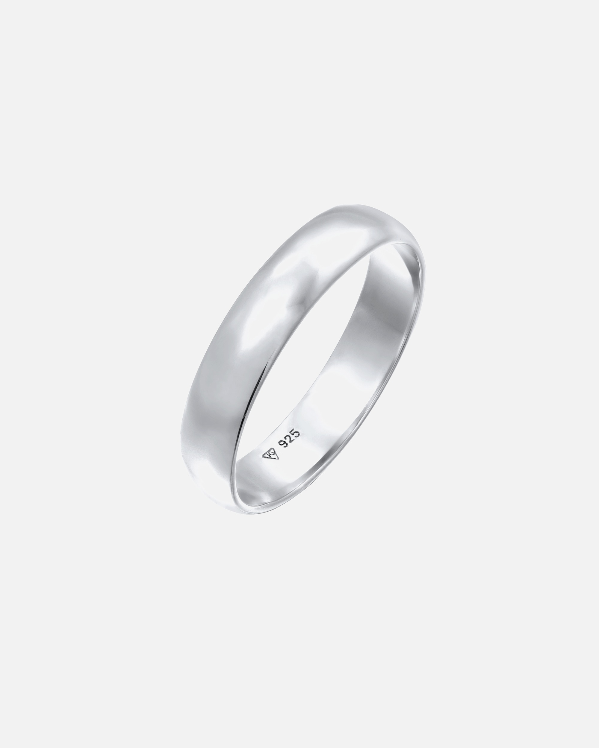 Bague for FemmeElliFemmes Bande Simple Classique en Argent Sterling 92552