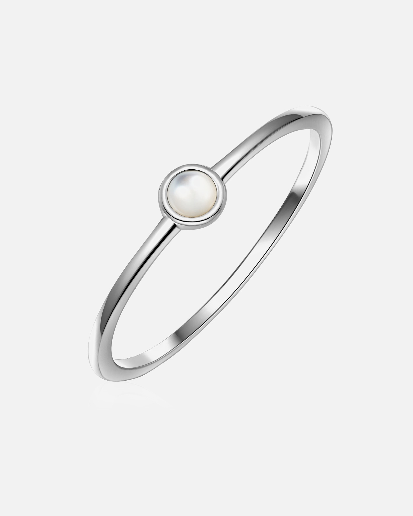 Bague for FemmeGlanzstücke MünchenBague en argent Argent sterling Nacre en Argent60