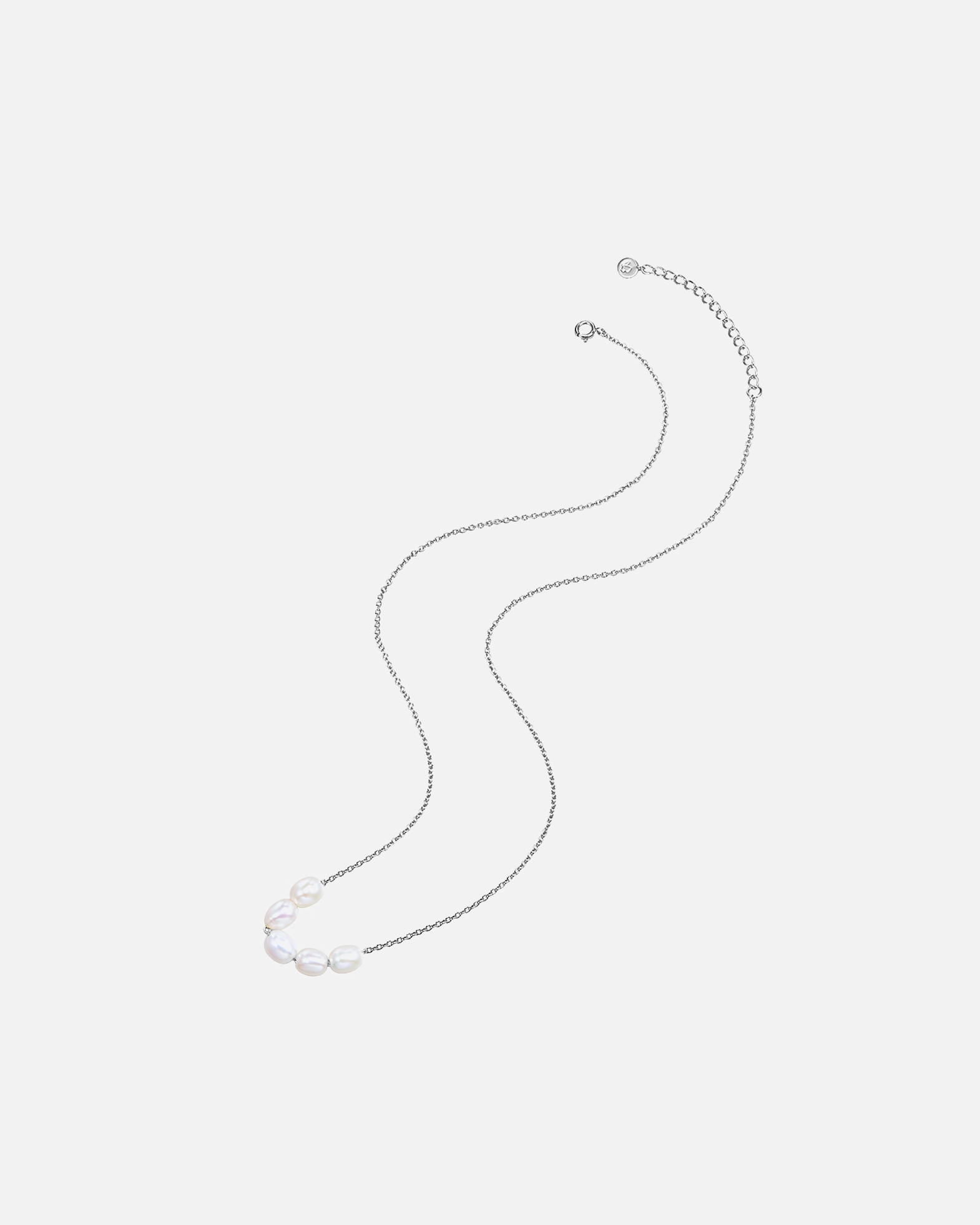 Collier for FemmeGlanzstücke MünchenCollier en argent Argent sterling Perle de culture d'eau douce en Argent40,0 cm Basiskette + 5,0 cm Verlängerung