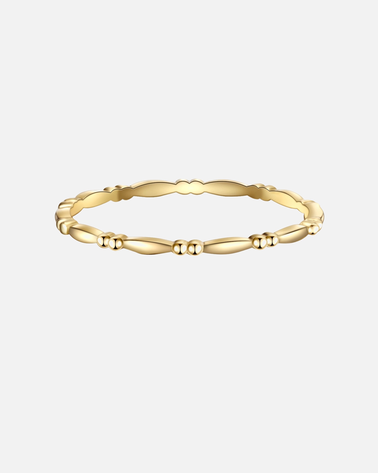 Ring für Weiblich Lulu & Jane Ring aus Messing in Gelbgold 56