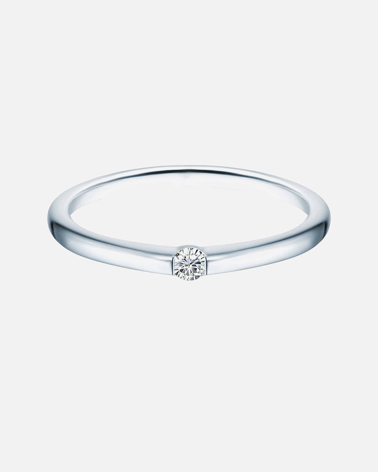 Bague for FemmeTrilaniBague en argent Argent sterling Oxyde de zirconium (CZ) en Argent56