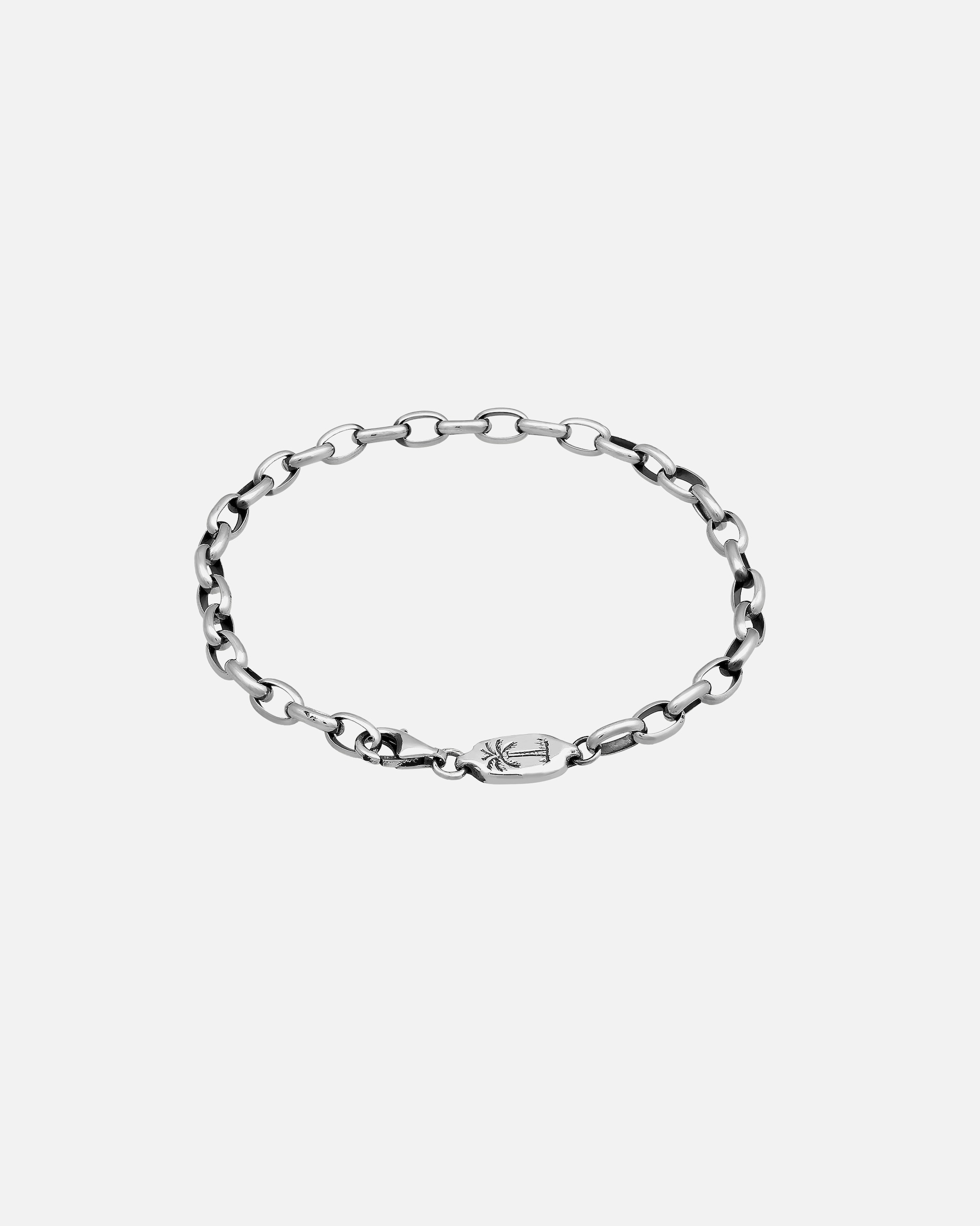 Bracelet for HommeHaze & GloryDefault Brand LineHG HAZE & GLORY - Bracelet Hommes en argent sterling 925, bijoux Hommes, bracelet en argent oxydé, chaîne d'ancre, palmier, Coconut Society, 19-23 cm23