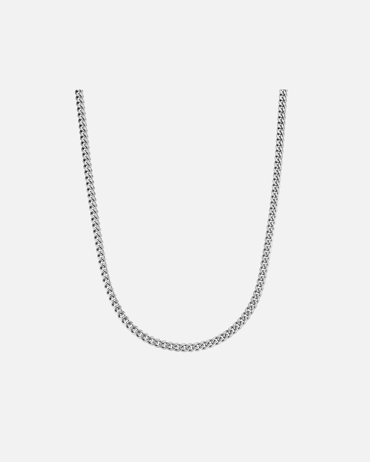 Collier for HommeCollier en Acier Inoxydable en argent55 cm