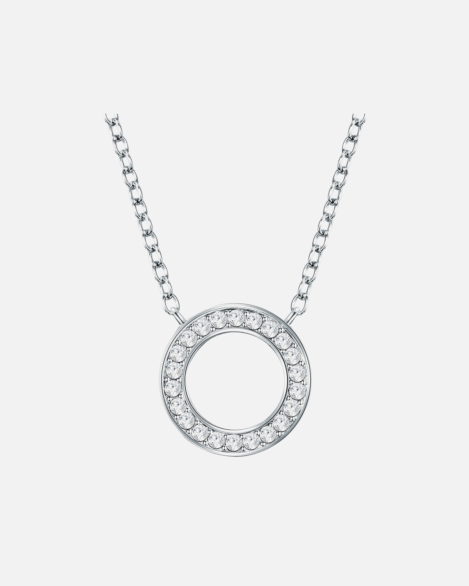 Collier for FemmeChaîne en Laiton en Argent42,0 cm Basiskette + 7,0 cm Verlängerung