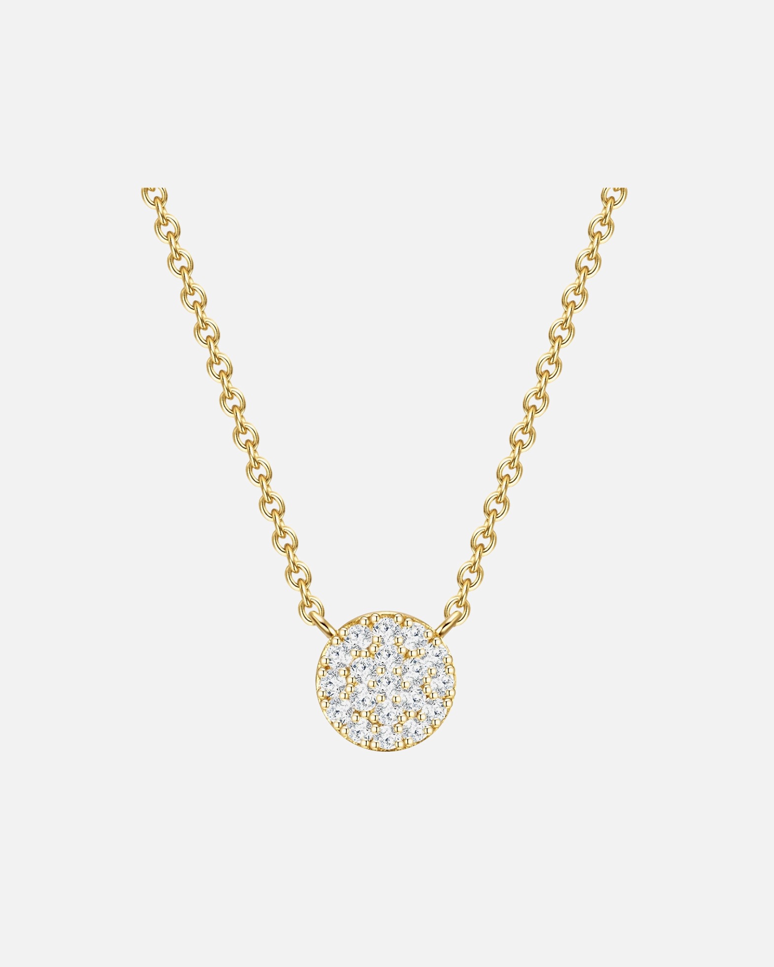 Collier for FemmeGlanzstücke MünchenCollier en argent Argent sterling Oxyde de zirconium (CZ) en Or jaune40,0 cm Basiskette + 5,0 cm Verlängerung