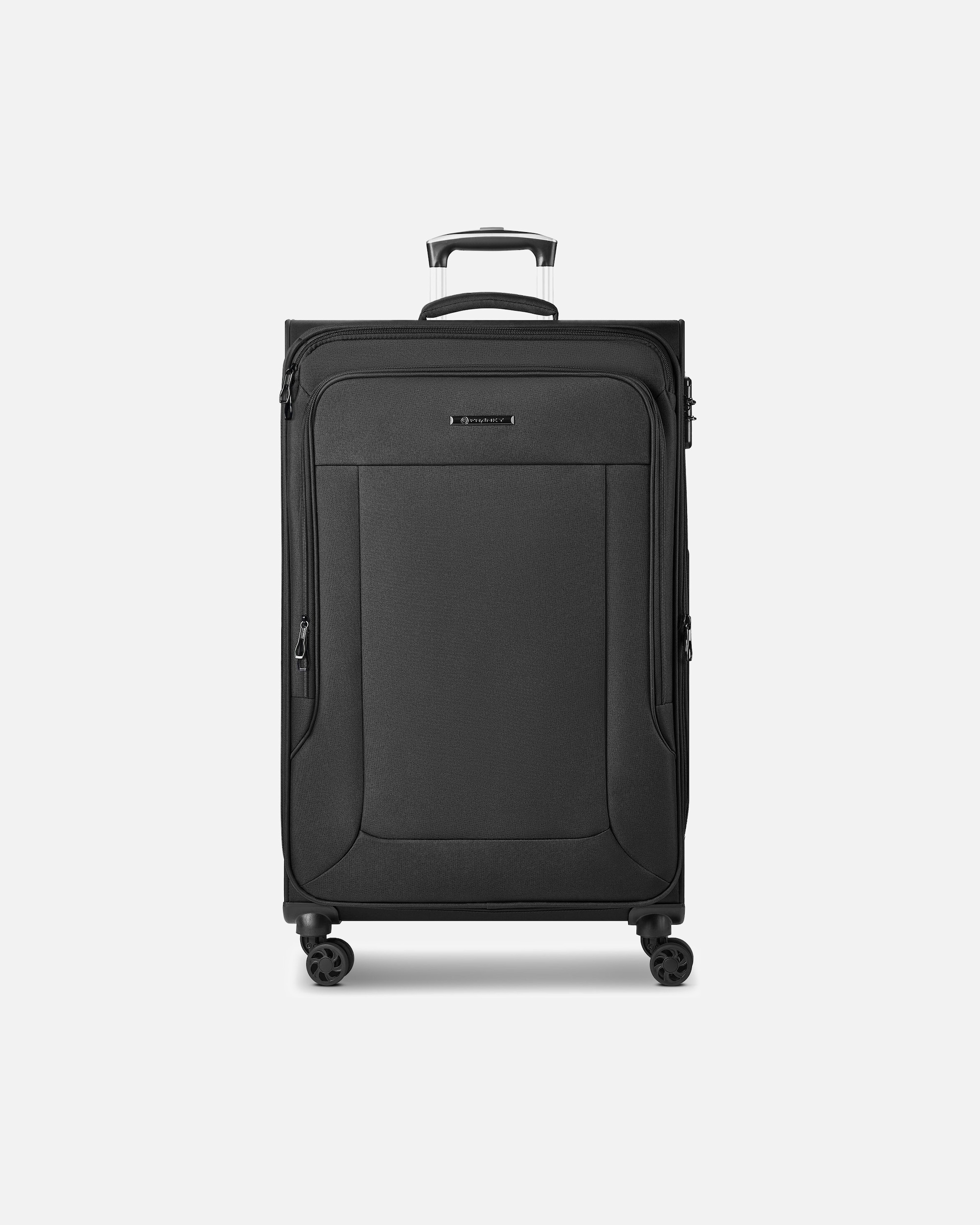 Trolley für Männlich Franky Melbourne 3.0 4-Rollen Trolley 79 cm mit Dehnfalte black2