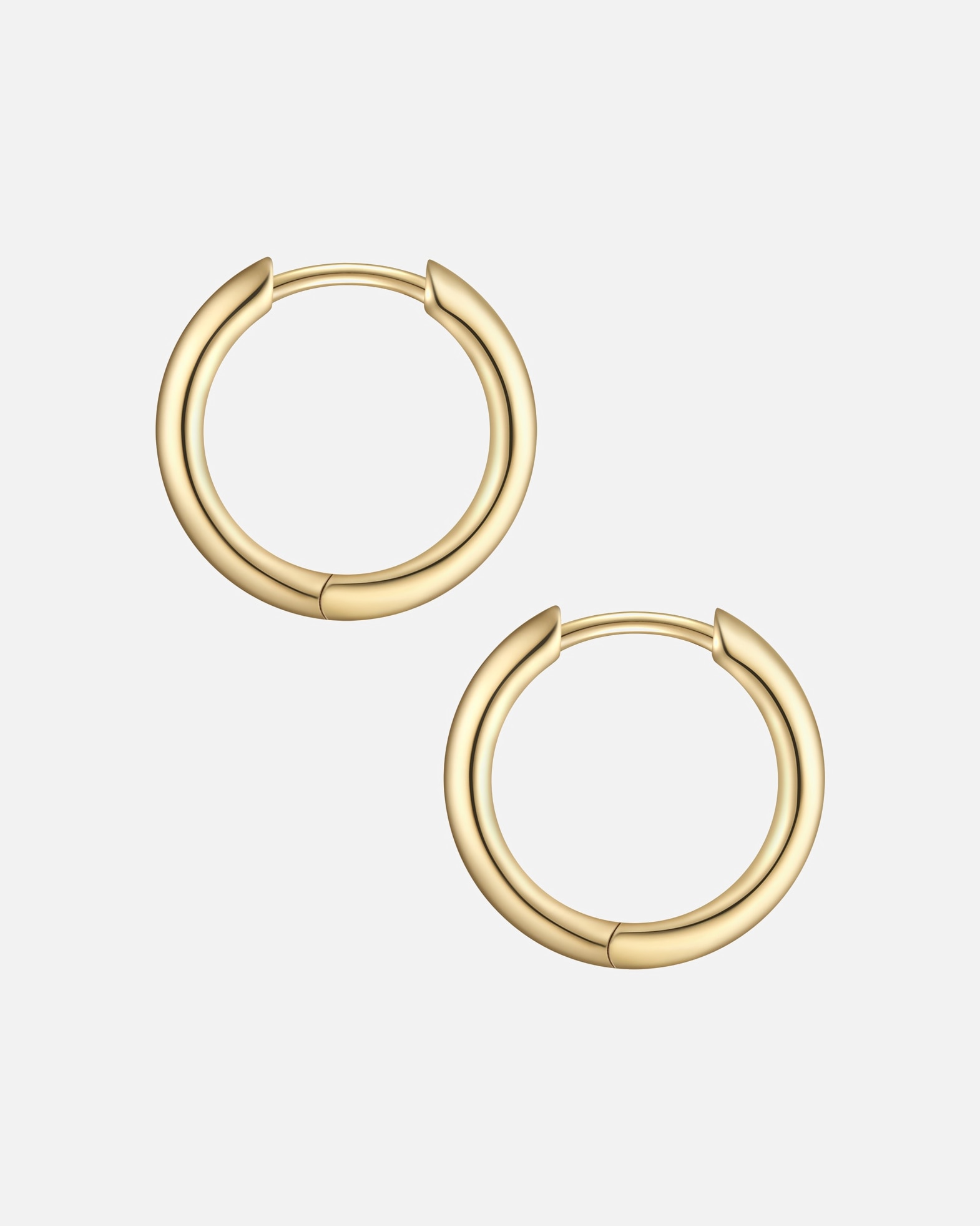 Créoles for FemmeGlanzstücke MünchenCréoles en argent sterling en or jaune17,7 mm