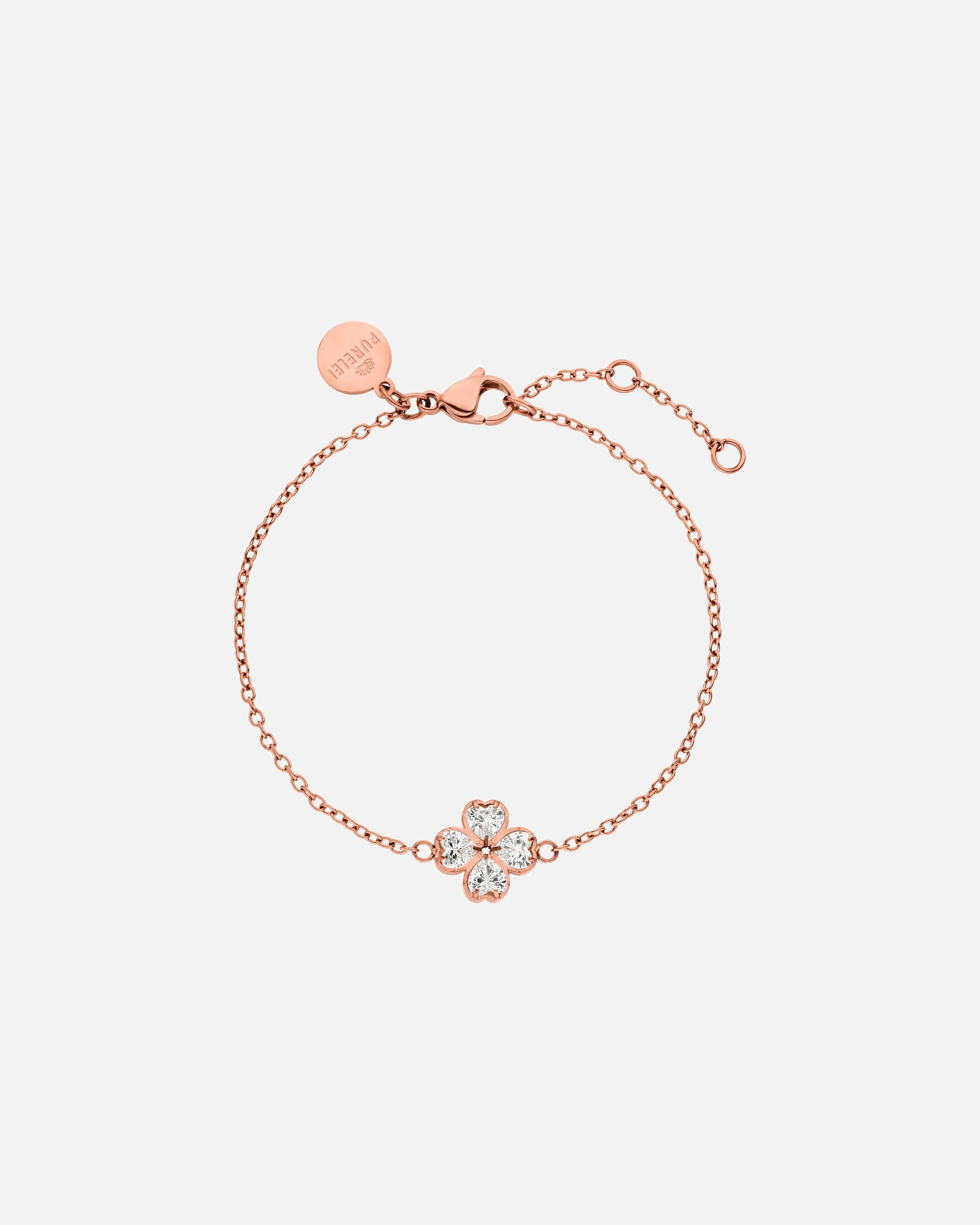 Bracelet for FemmePureleiCuore Bracelet 100% acier inoxydableOr Rose